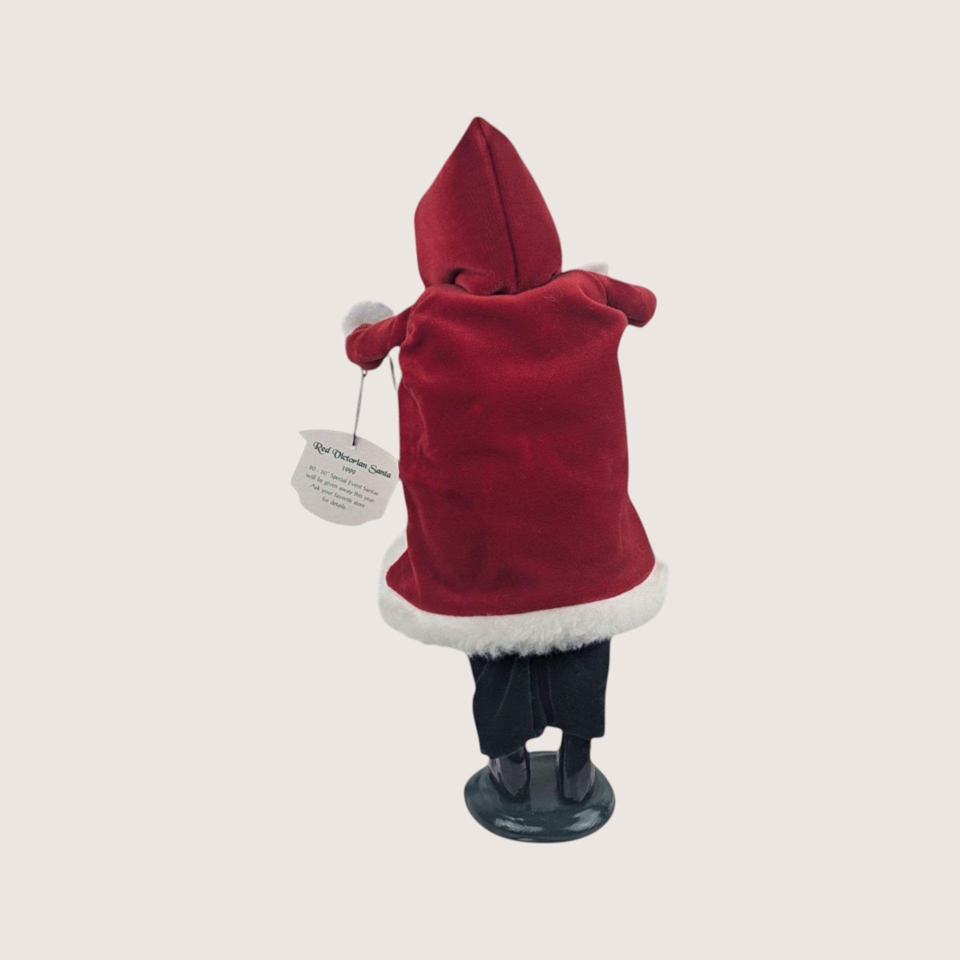 1999 Byers Choice Red Victorian Santa Caroler Figure
