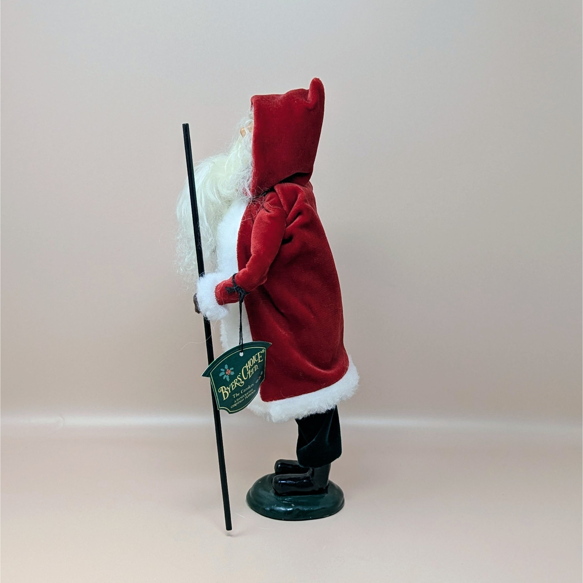 1999 Byers Choice Red Victorian Santa Caroler Figure