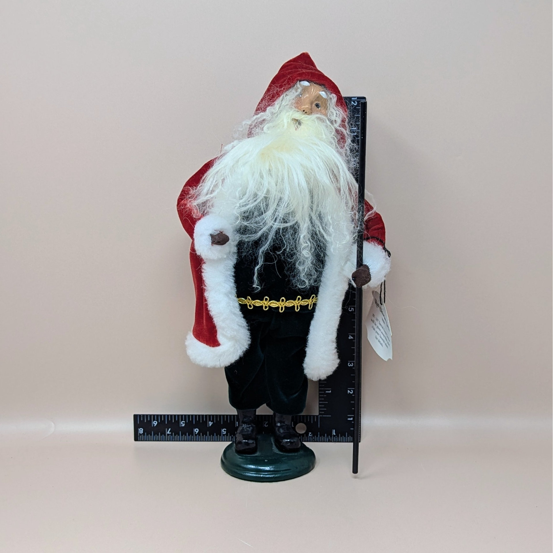 1999 Byers Choice Red Victorian Santa Caroler Figure