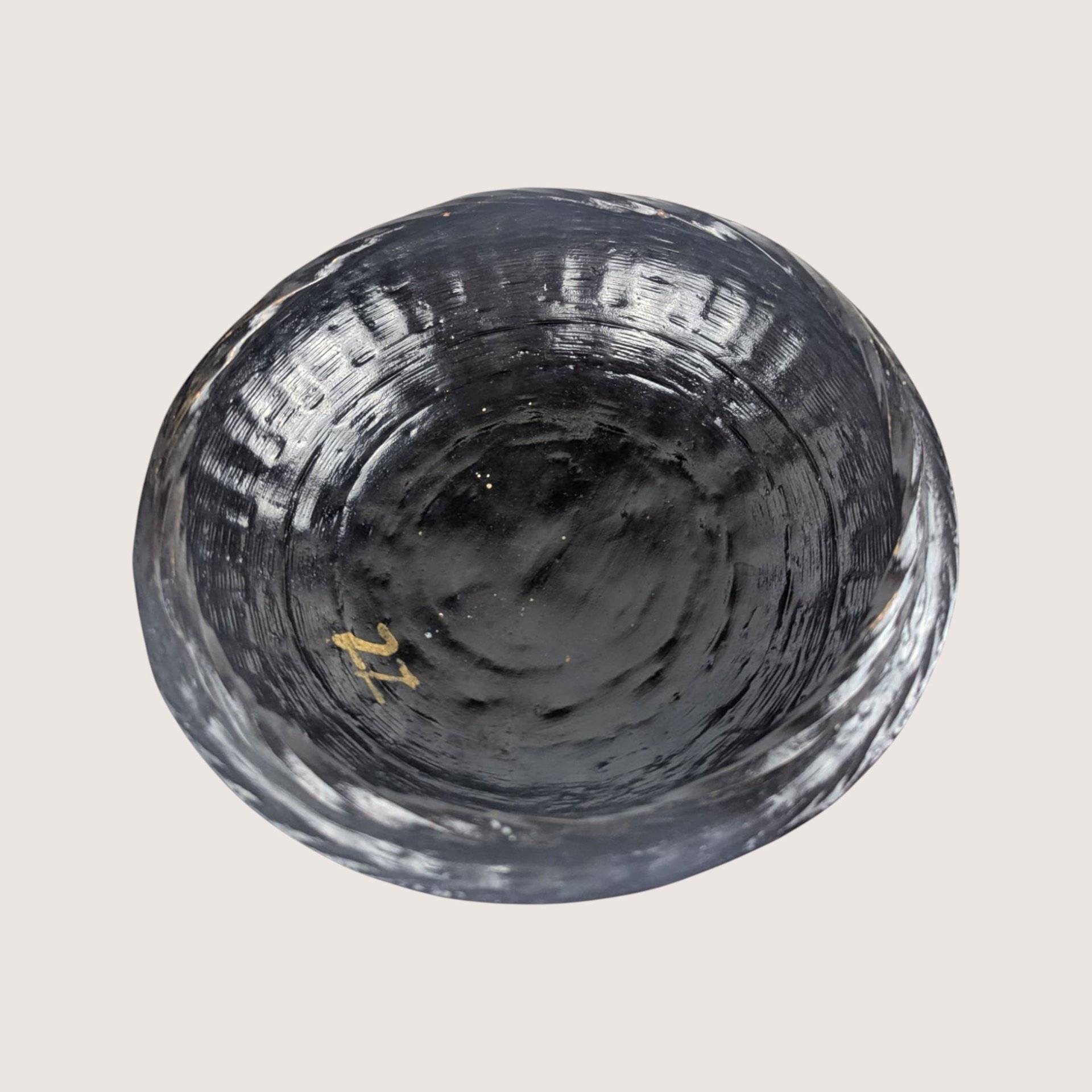 Vintage Chinese Hand Painted Bamboo Wedding Basket