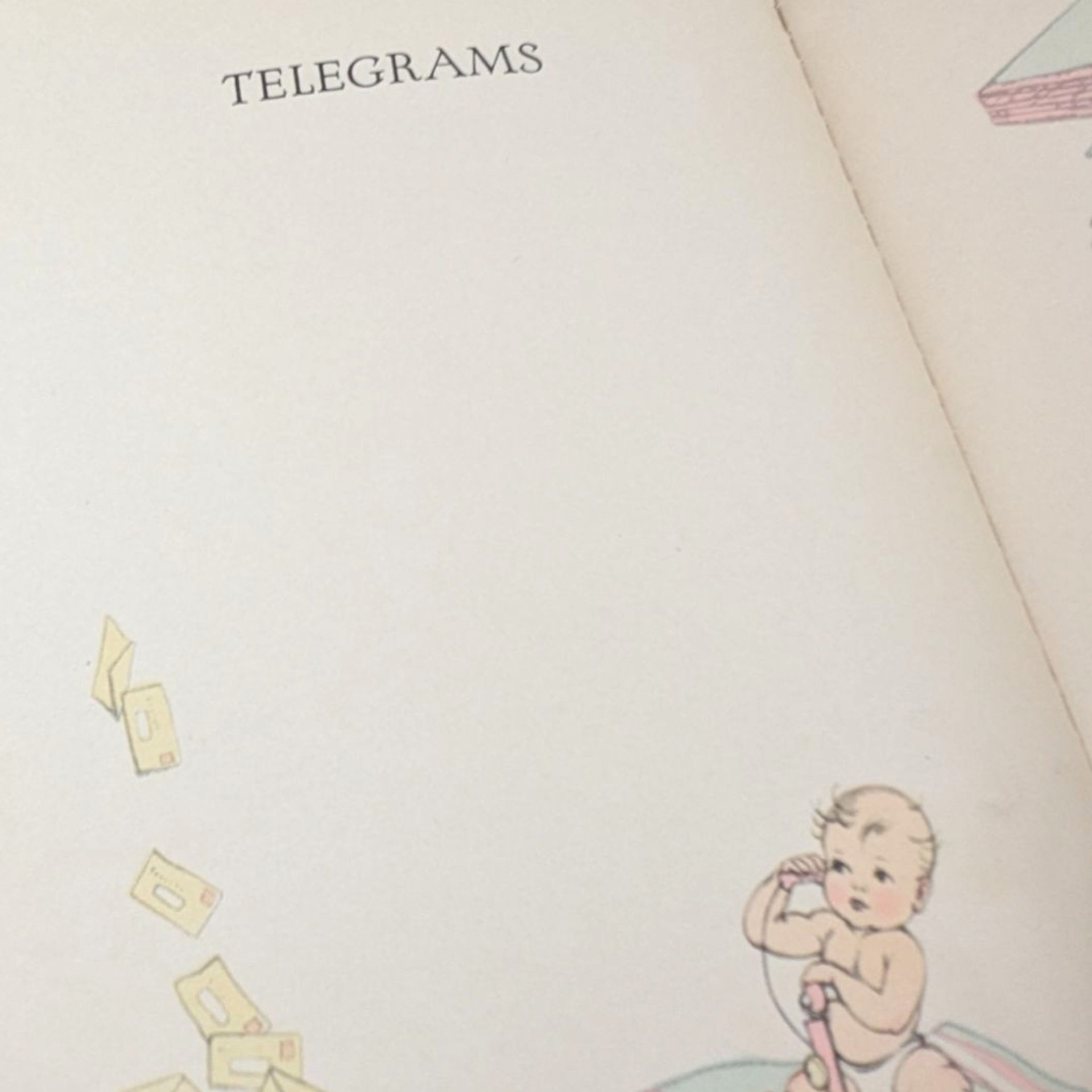 1934 Whitman Publishing Story of Our Baby Year by Year Hardcover Book