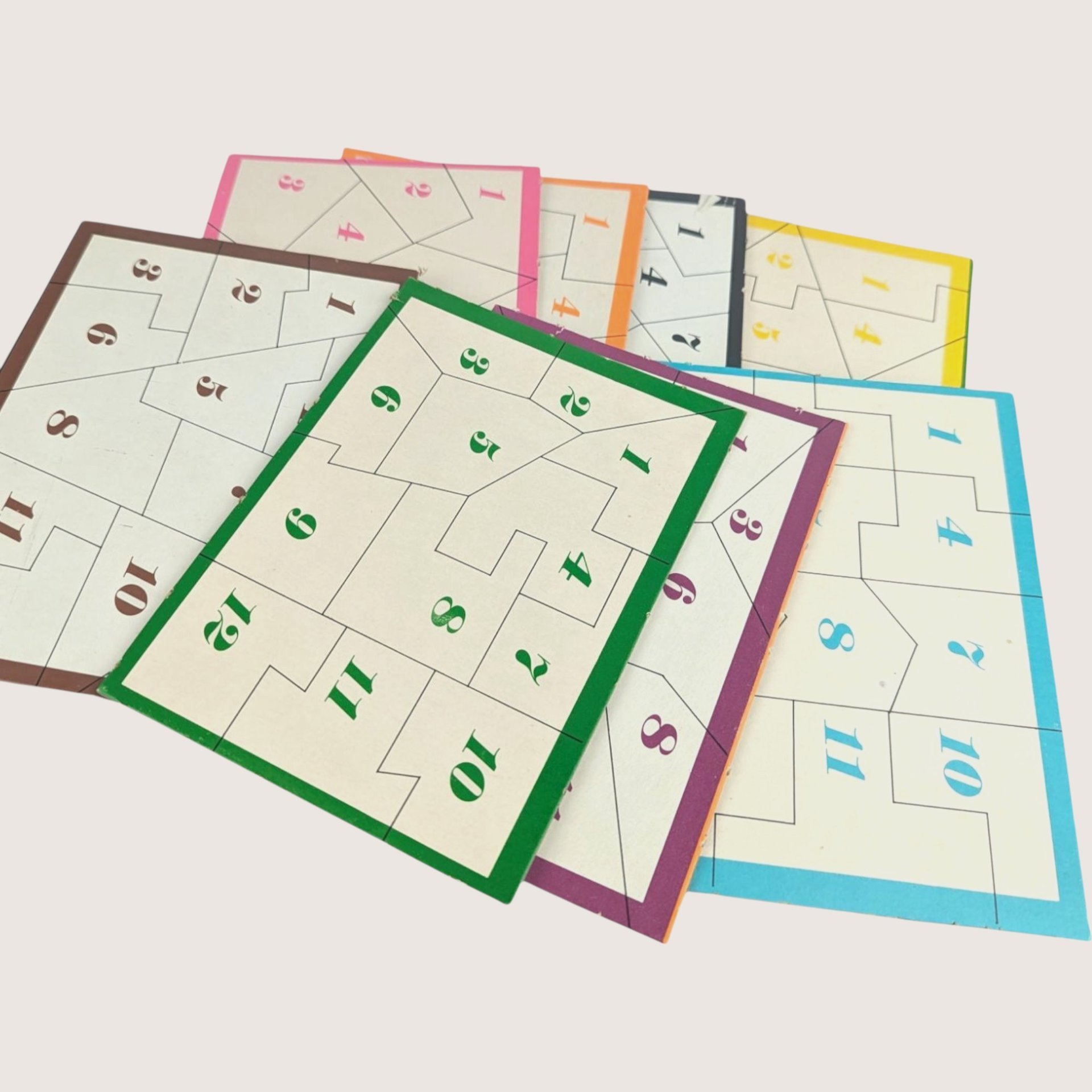 1965 Amsco Chaos Puzzle Card Game