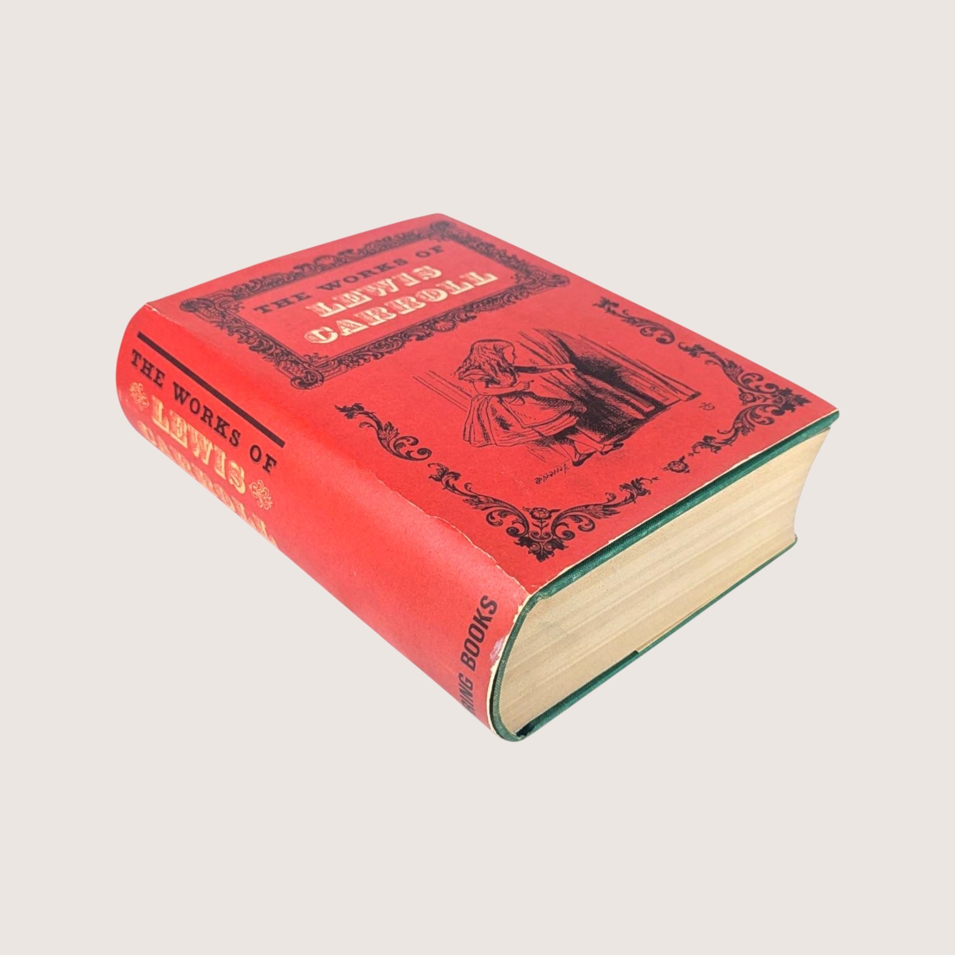 1965 The Works of Lewis Carroll Hardcover Book with Dust Jacket