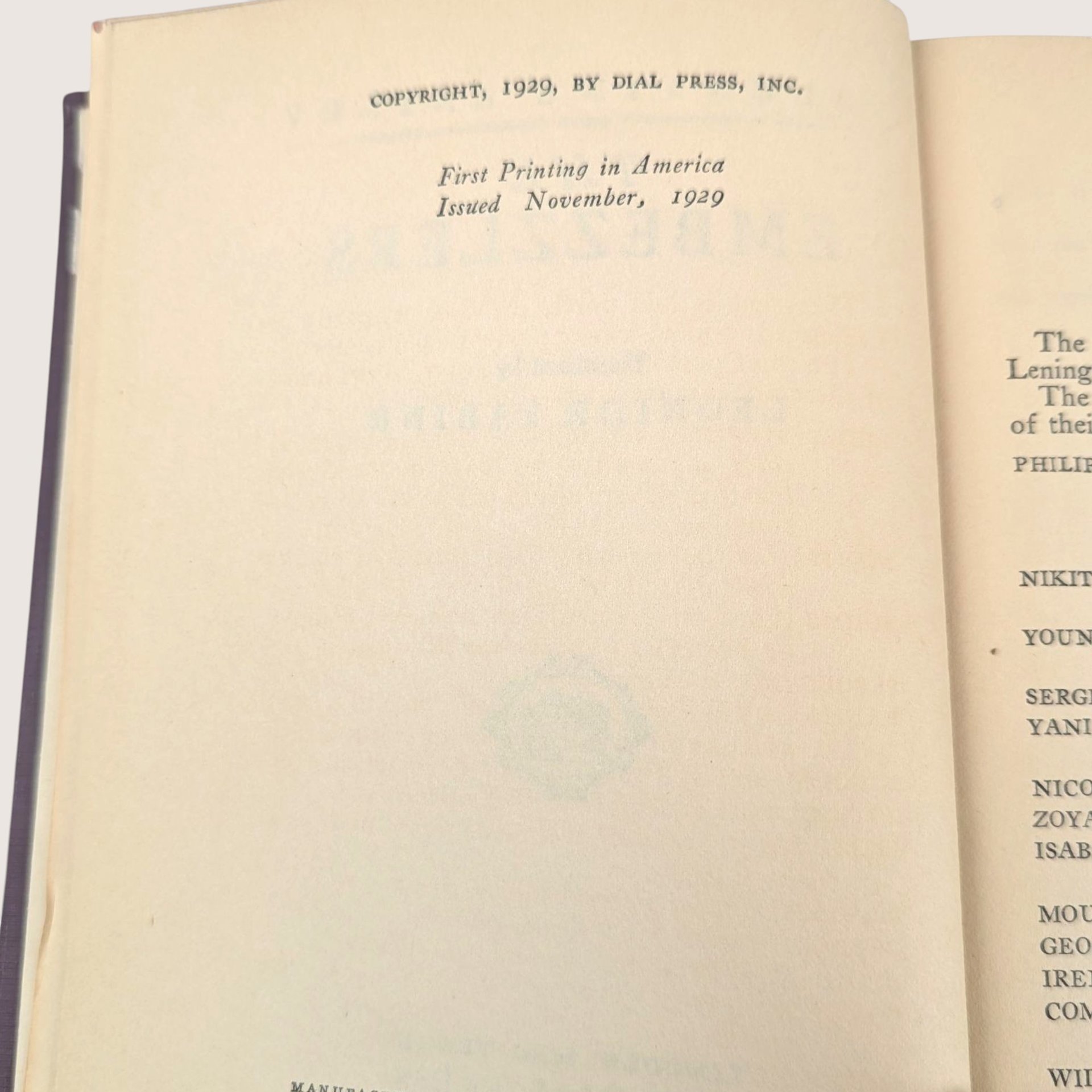 1929 The Embezzlers by Valentine Kataev Hardcover Book