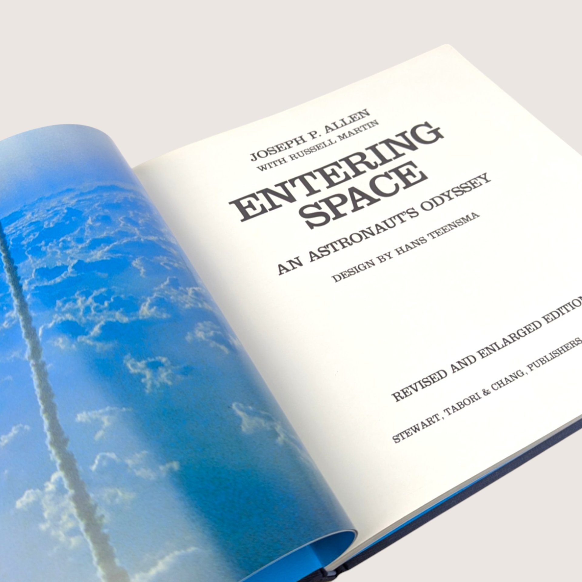 1980s Entering Space An Astronauts Odyssey Joseph P Allen Hardcover Book