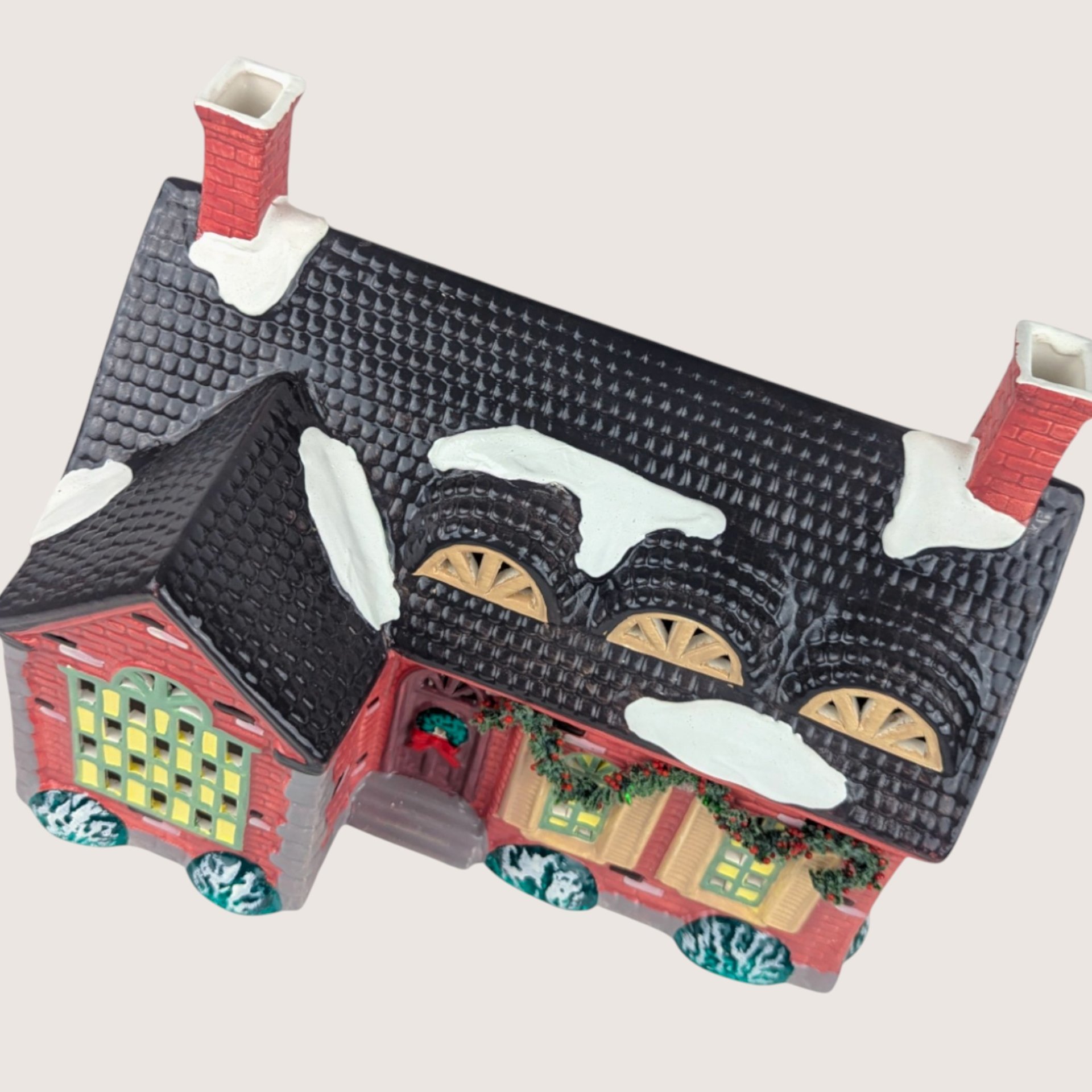 1988 Dept 56 Original Snow Village Stonehurst House Holiday Building