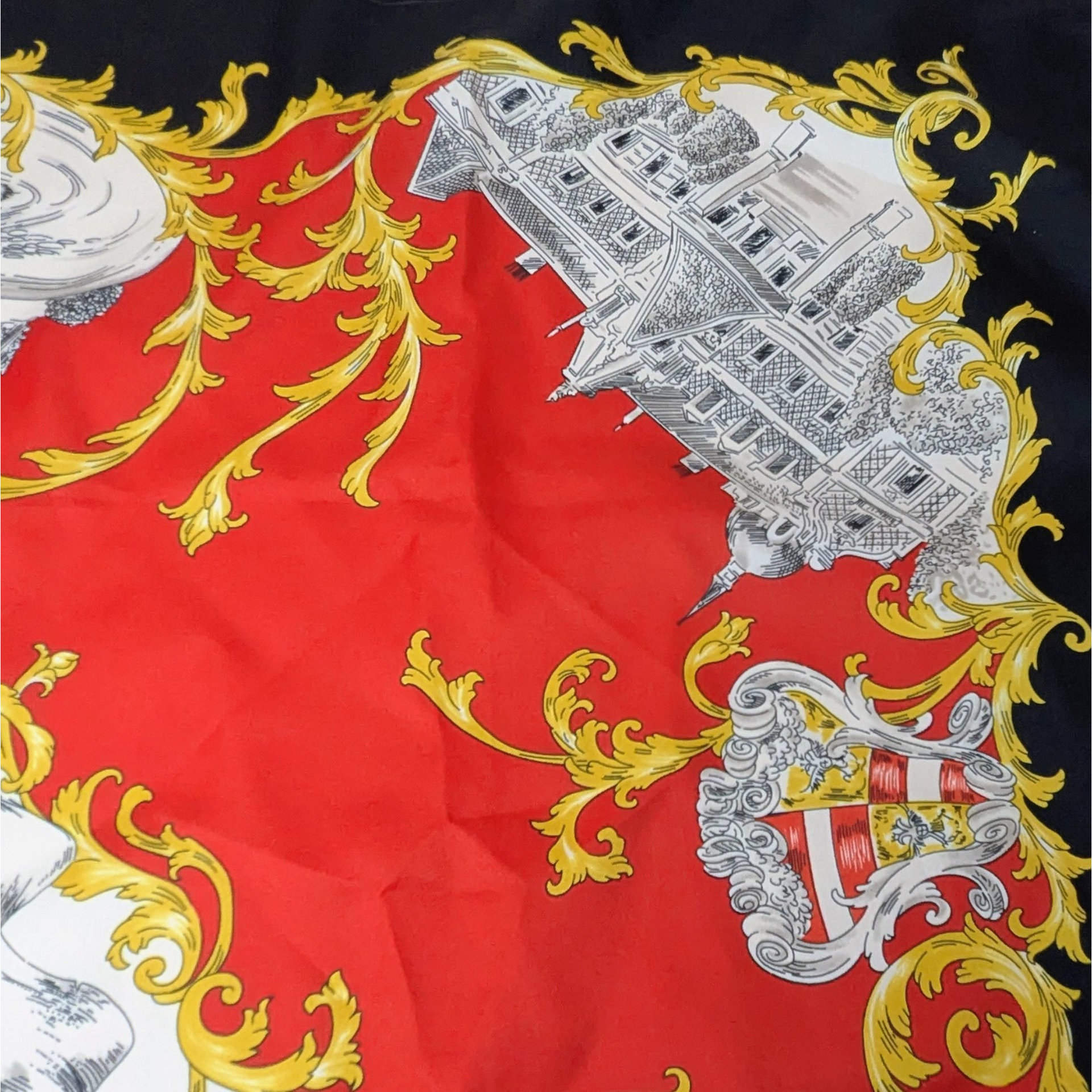 Vintage Striessnig Kaiserin Elisabeth Empress Scarf