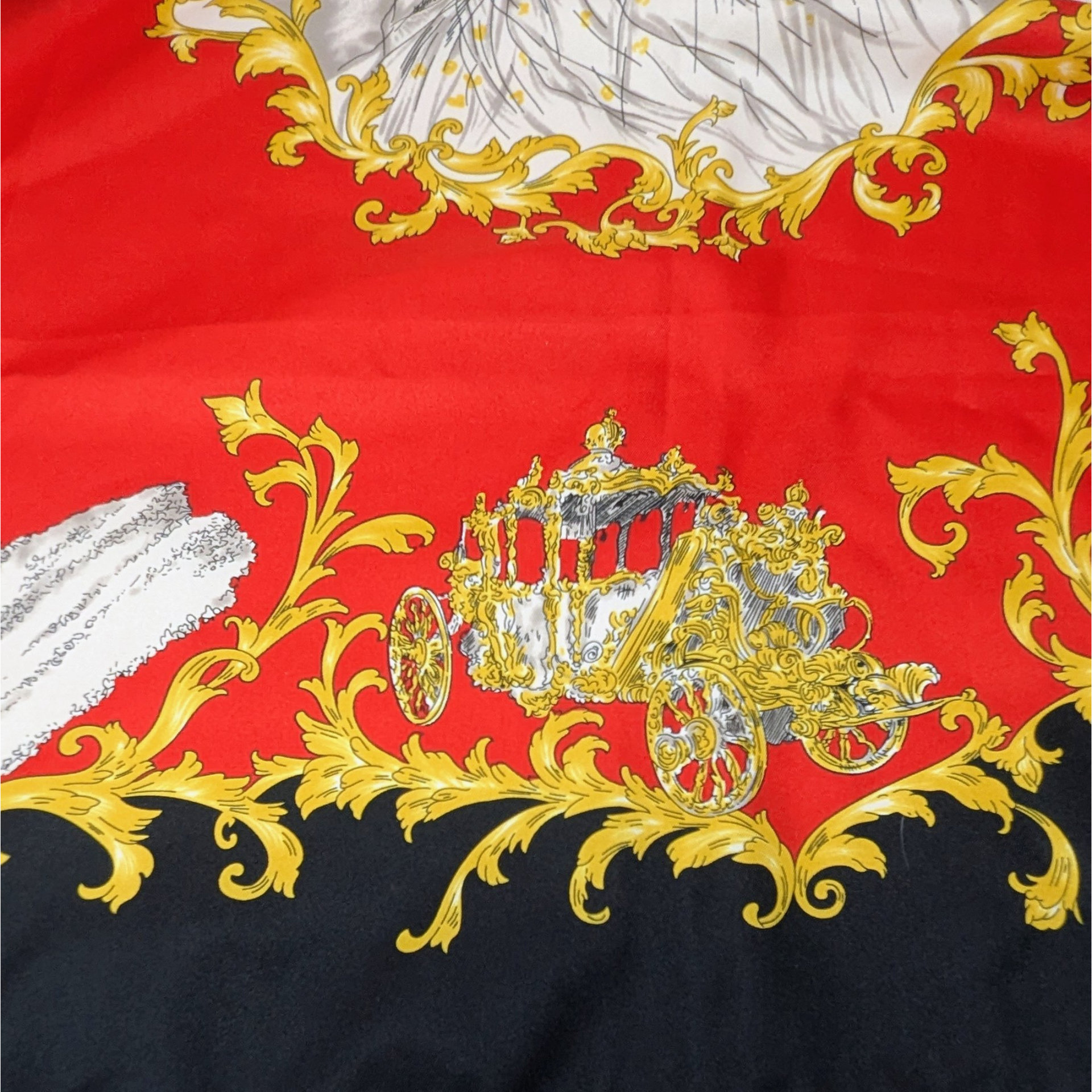 Vintage Striessnig Kaiserin Elisabeth Empress Scarf