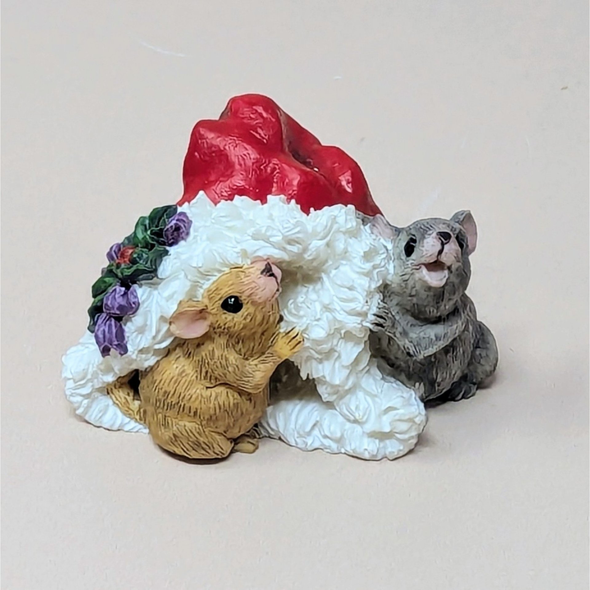 Vintage Dept 56 Santa's Dress Rehearsal Figure Set