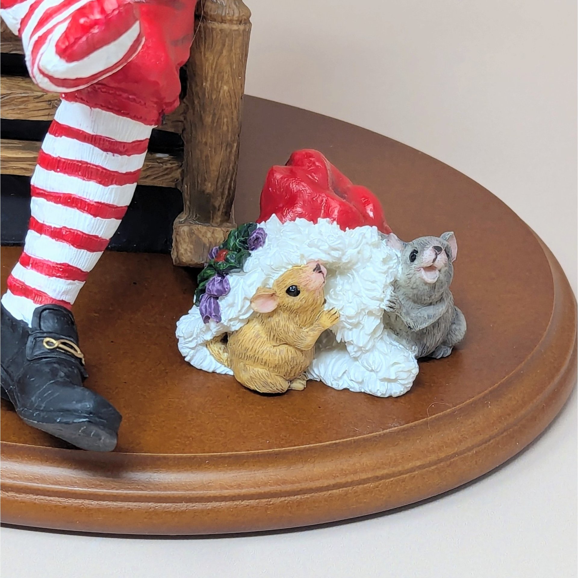 Vintage Dept 56 Santa's Dress Rehearsal Figure Set