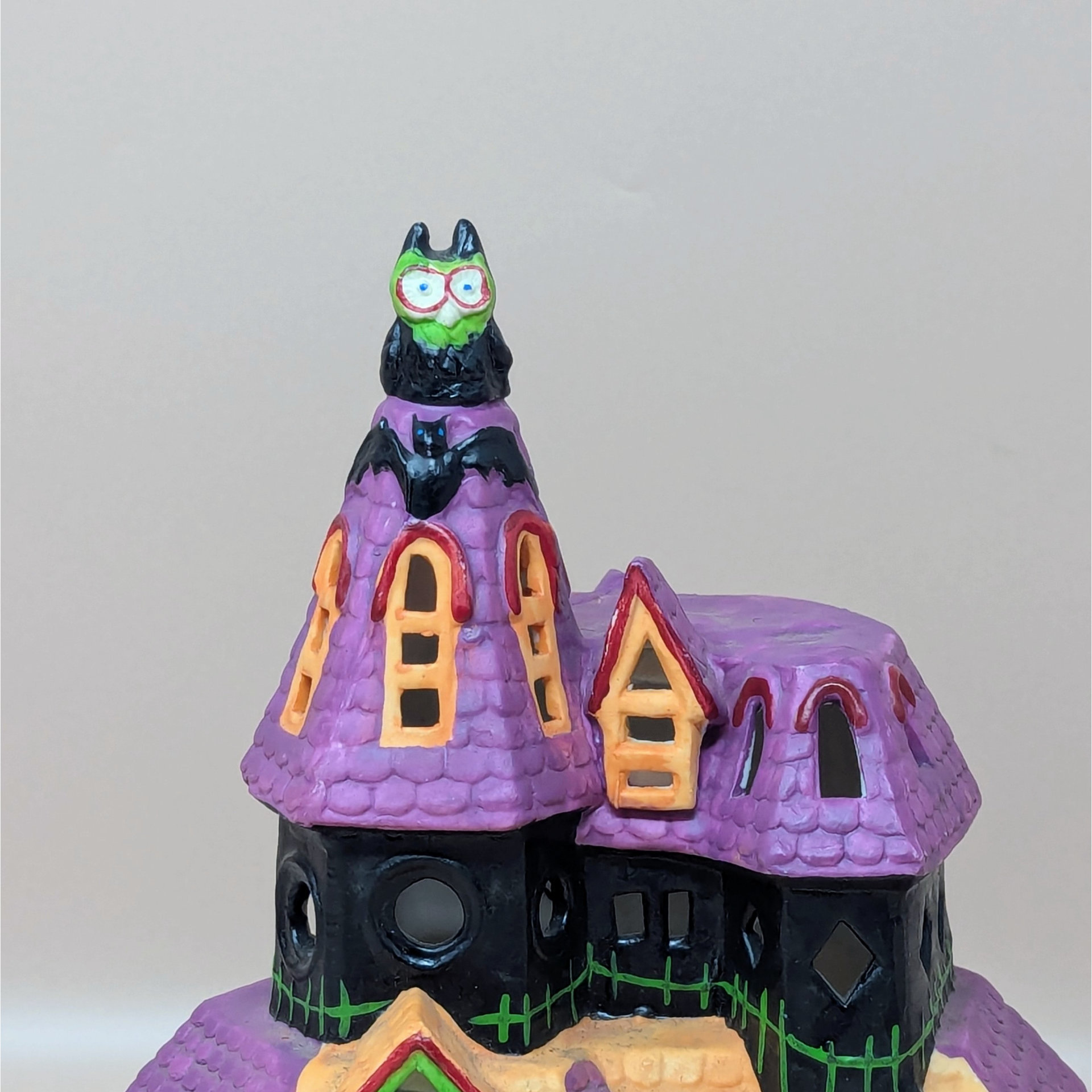 Vintage Celebrations by Silvestri Ceramic Halloween House