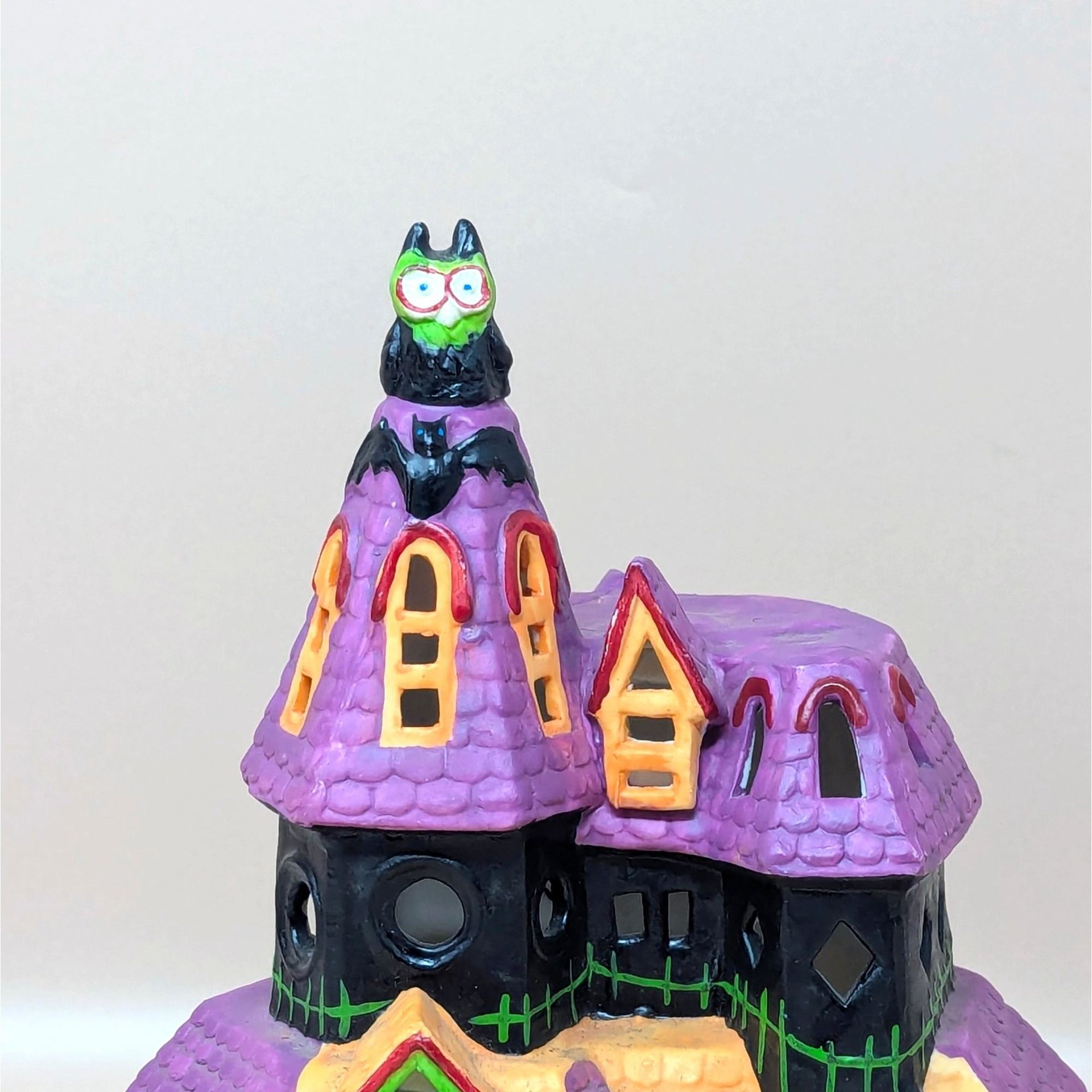 Vintage Celebrations by Silvestri Ceramic Halloween House