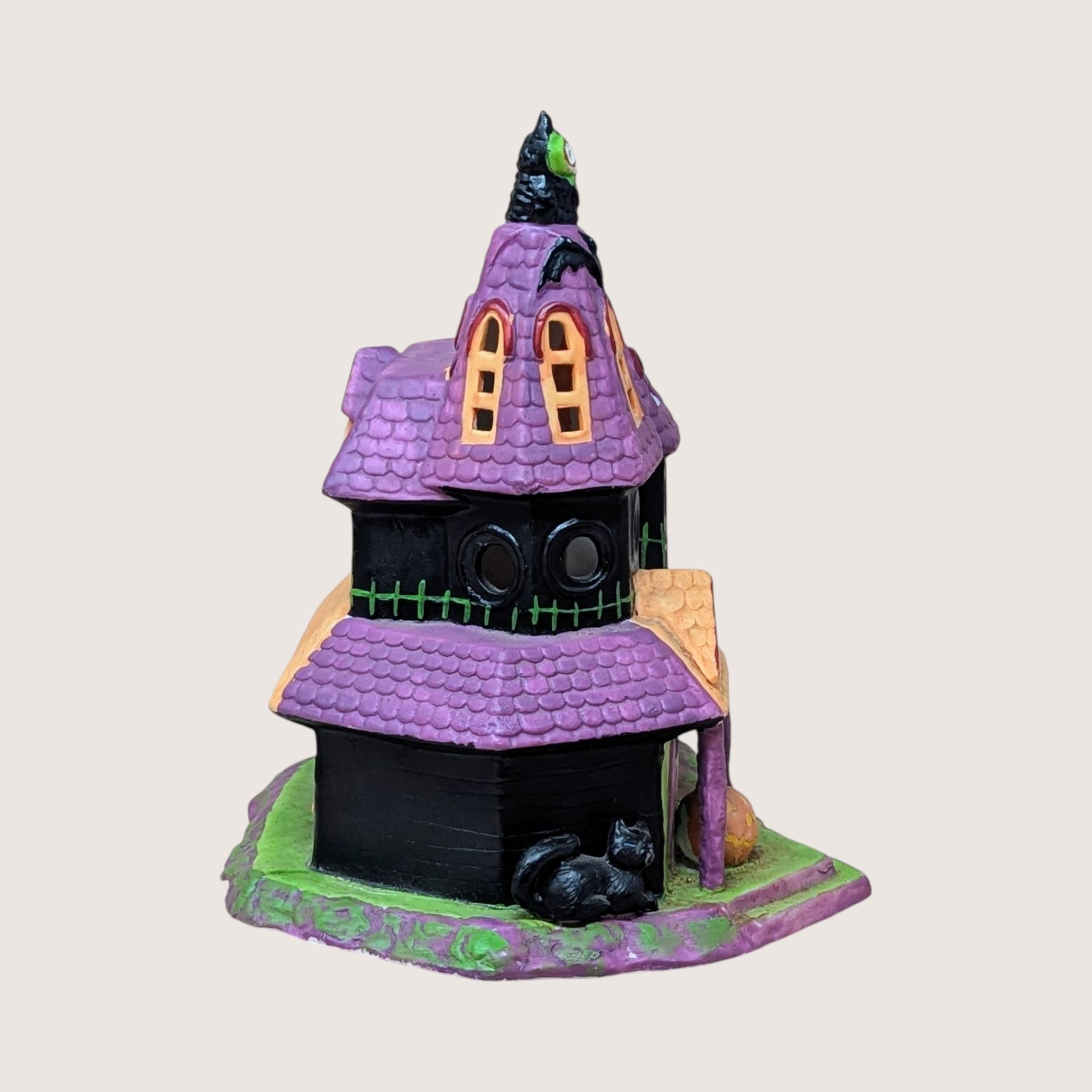 Vintage Celebrations by Silvestri Ceramic Halloween House