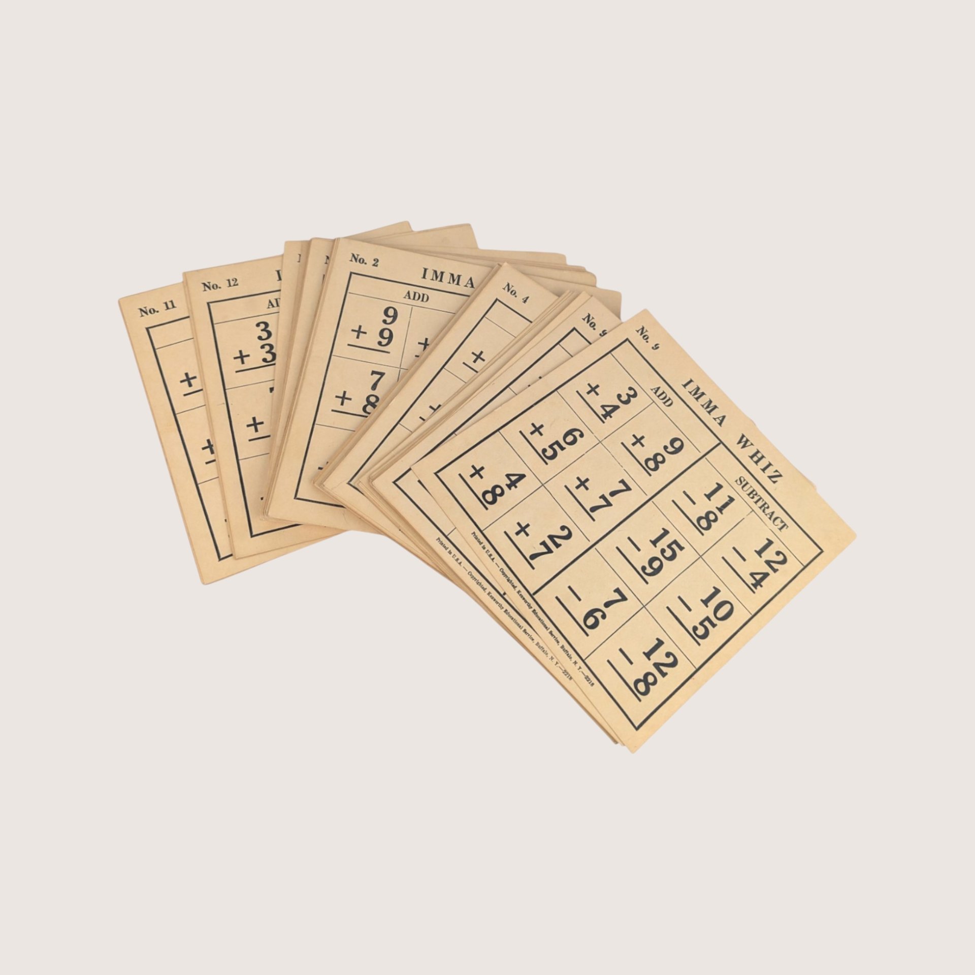 1960s Kenworthy Imma Whiz Addition and Subtraction Game