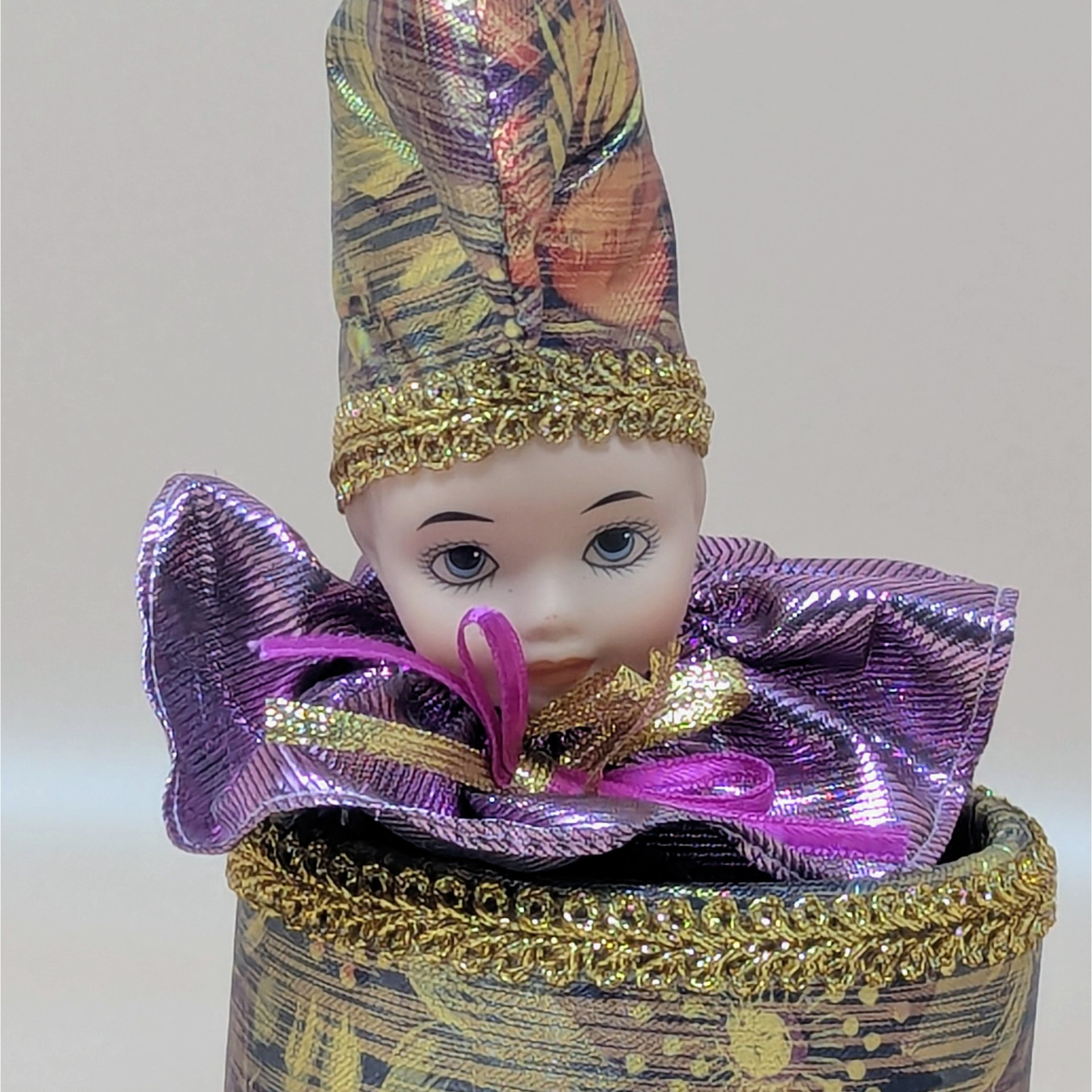 Vintage San Francisco Music Box Company Clown Music Box