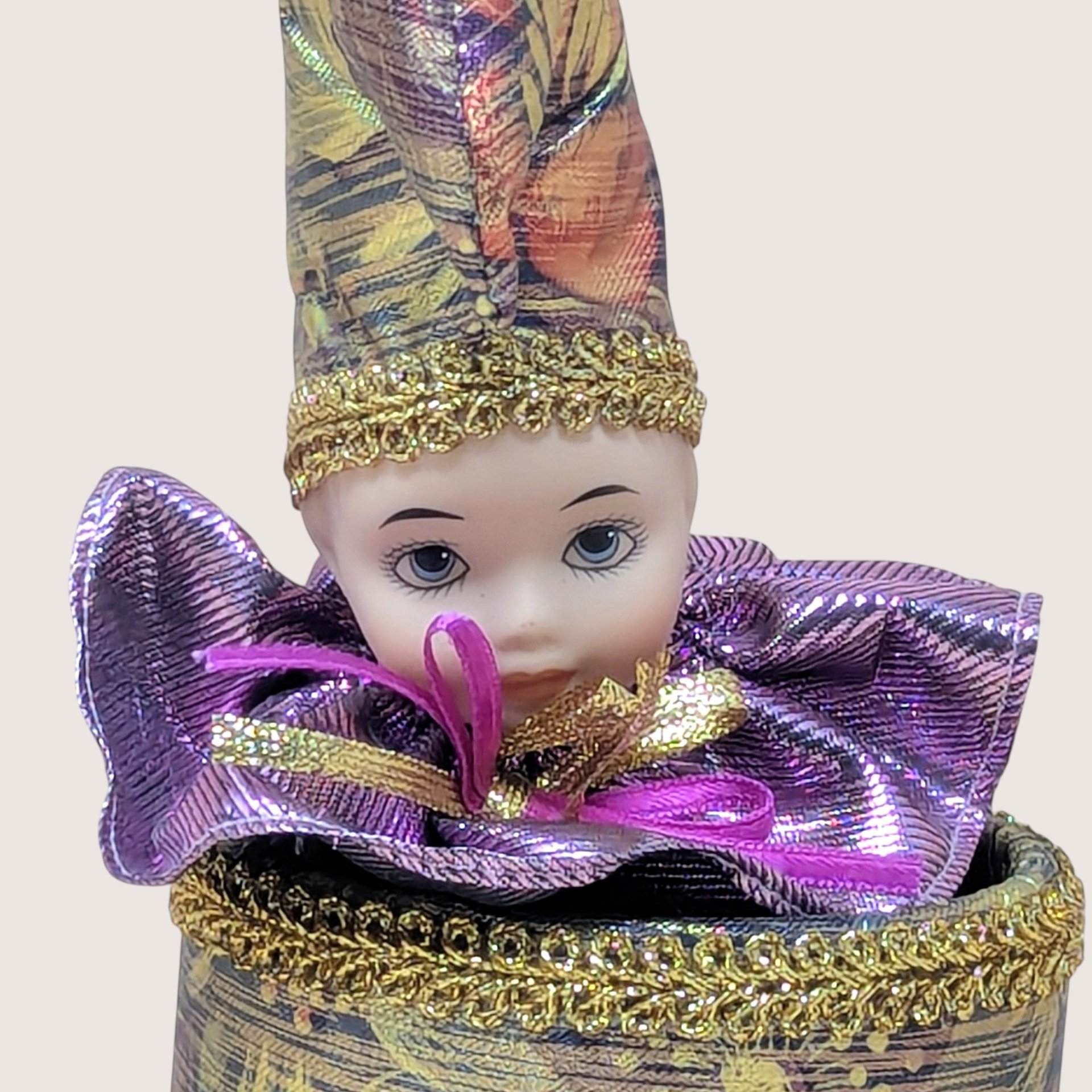 Vintage San Francisco Music Box Company Clown Music Box