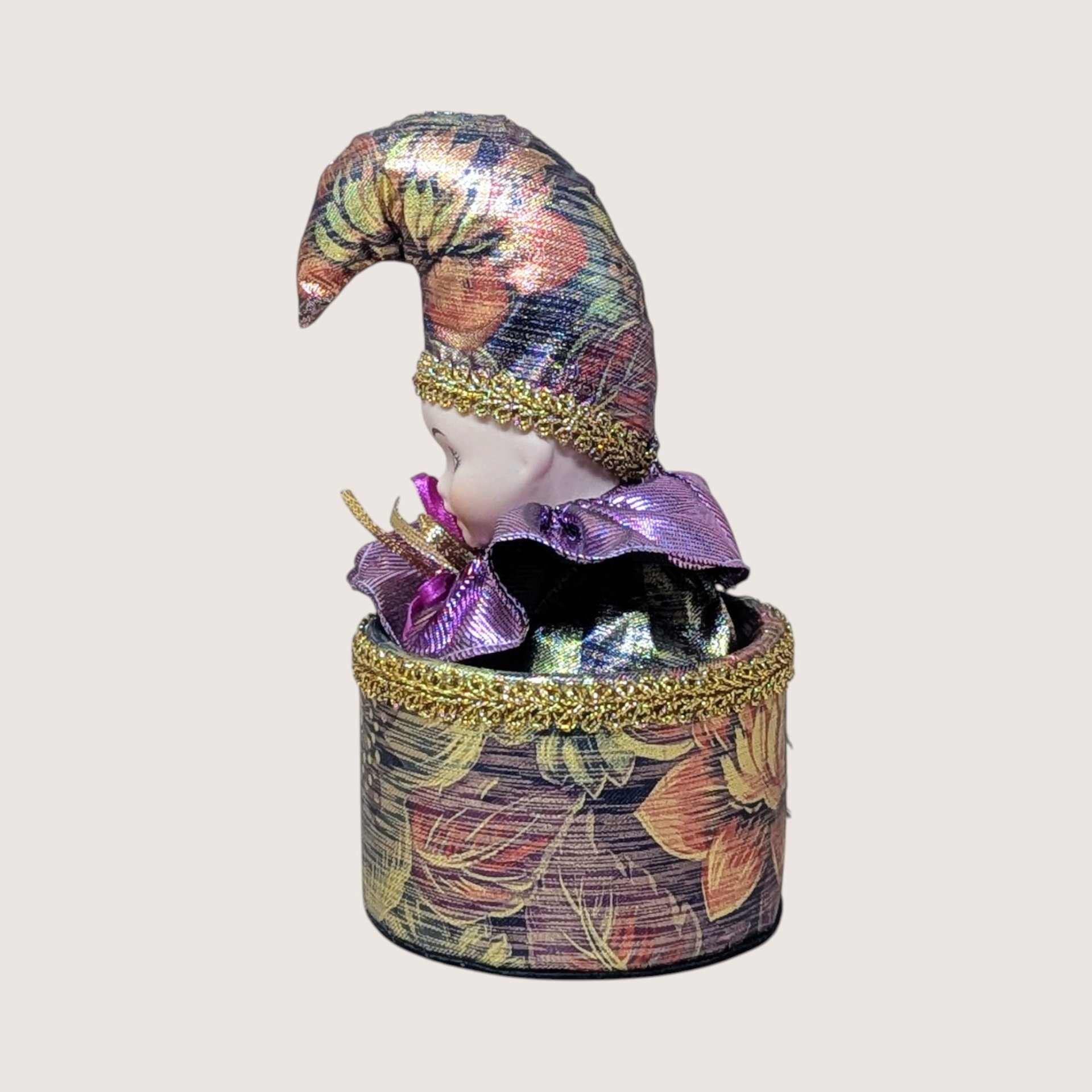 Vintage San Francisco Music Box Company Clown Music Box