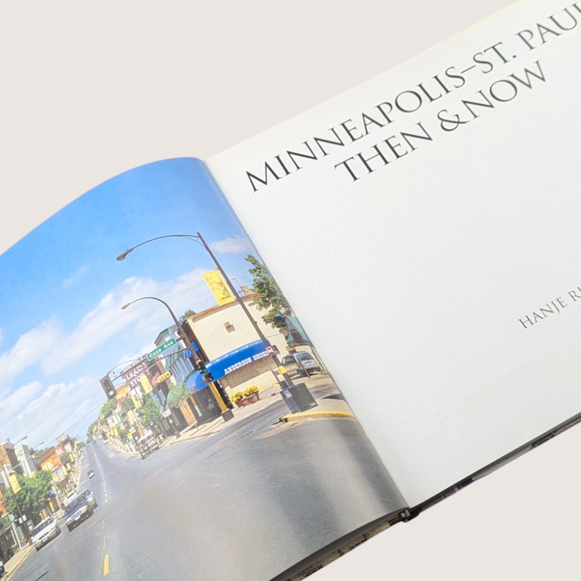 2001 Minneapolis St Paul Then and Now Hardcover Hanje Richards Book