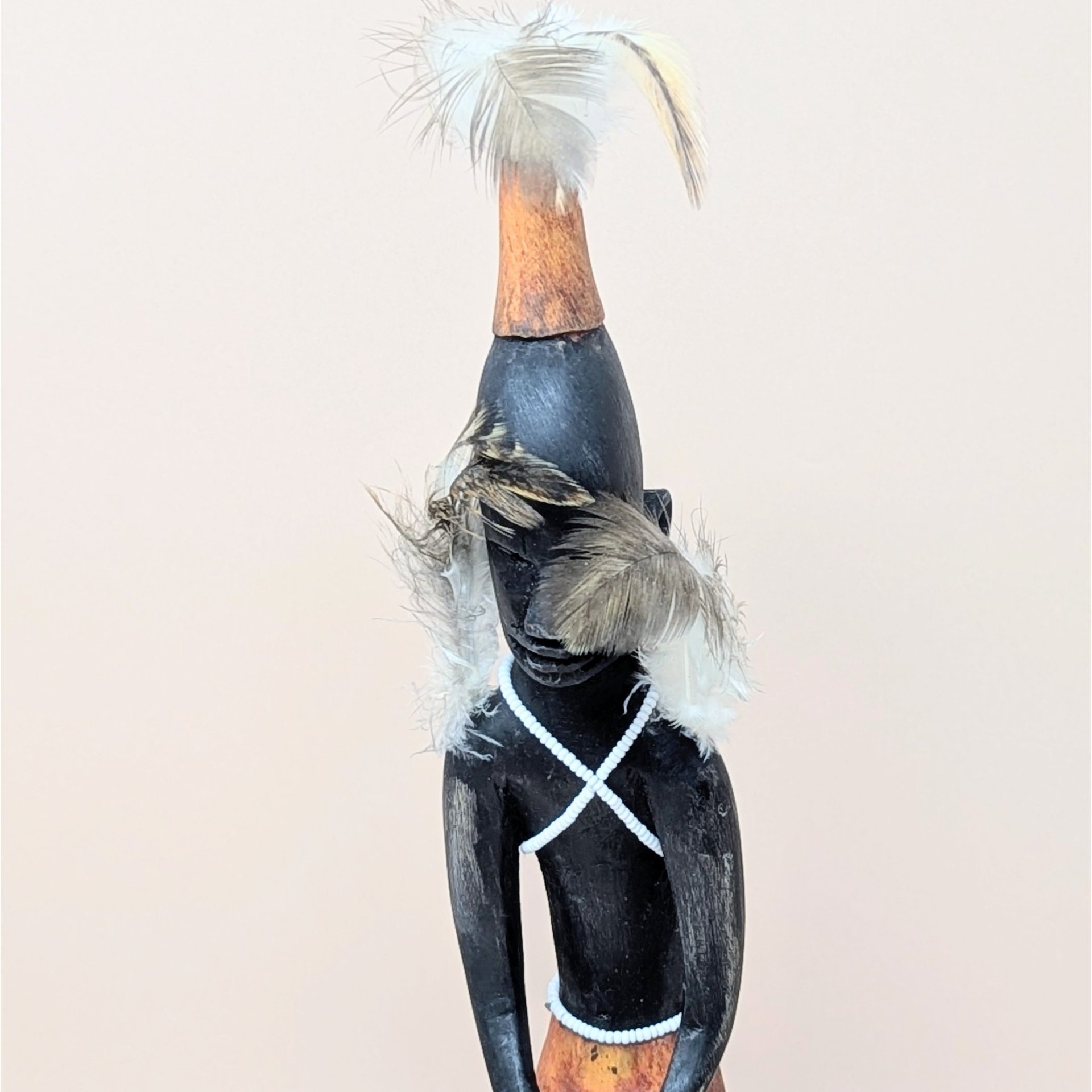 Vintage Hand Carved African Tribal Figure
