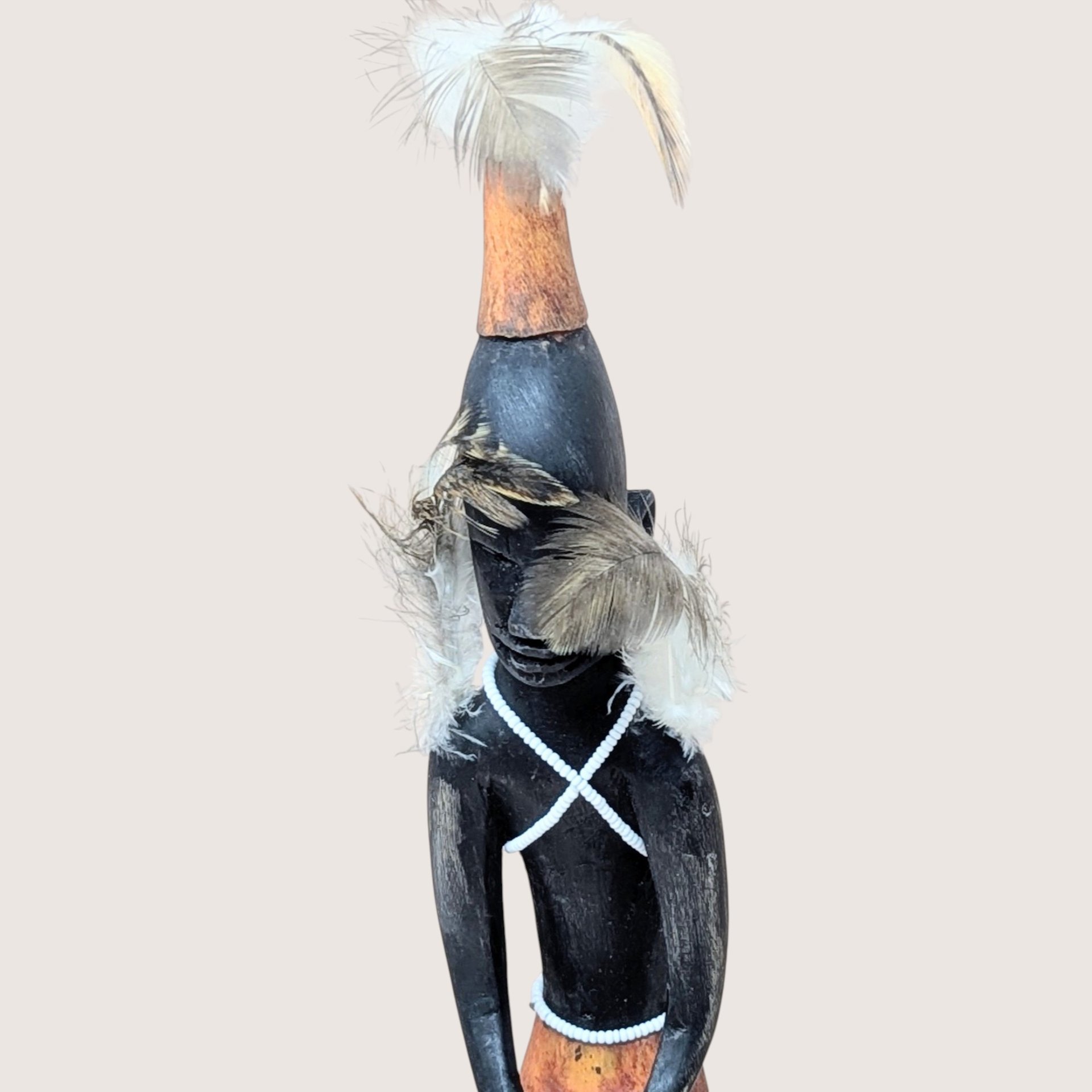 Vintage Hand Carved African Tribal Figure