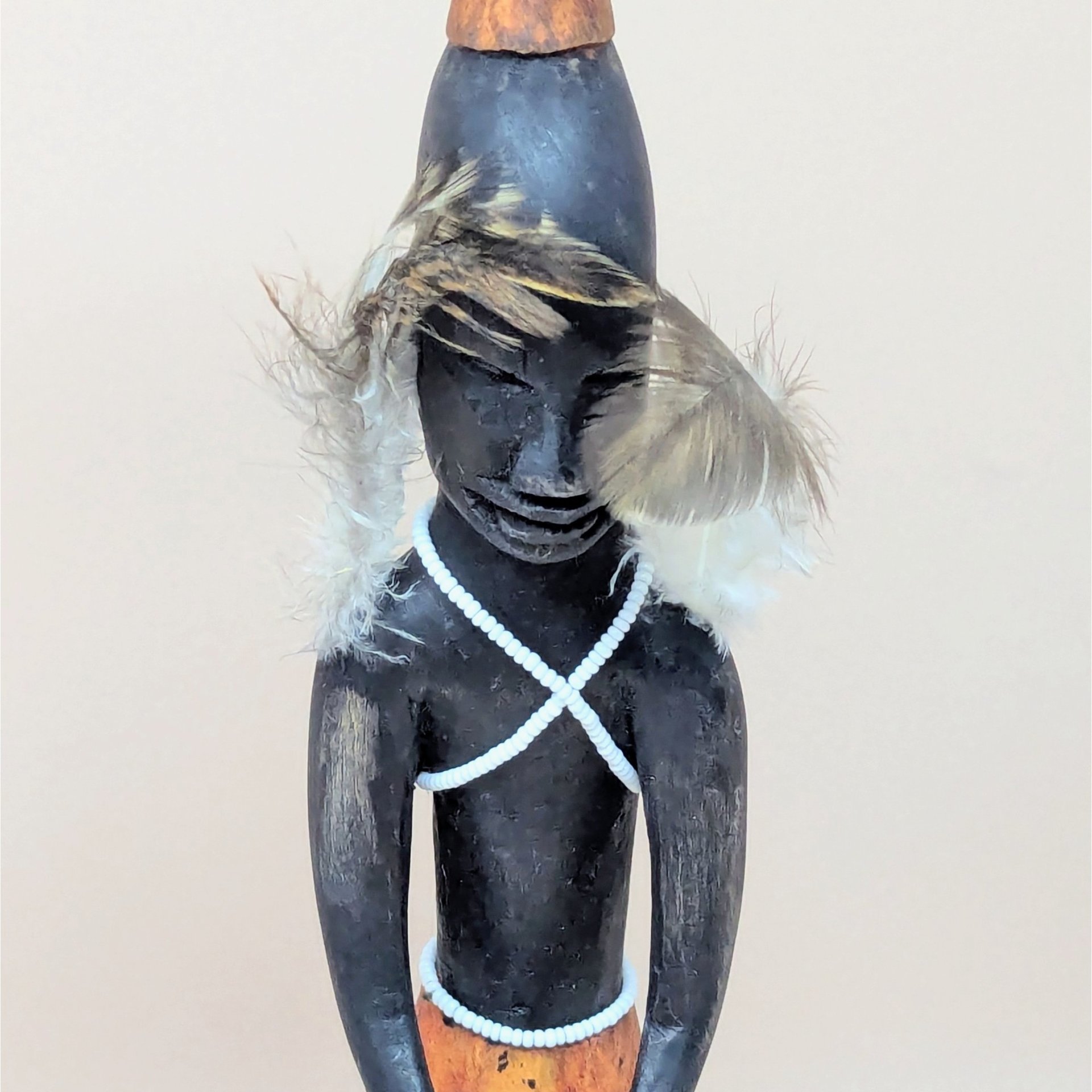Vintage Hand Carved African Tribal Figure