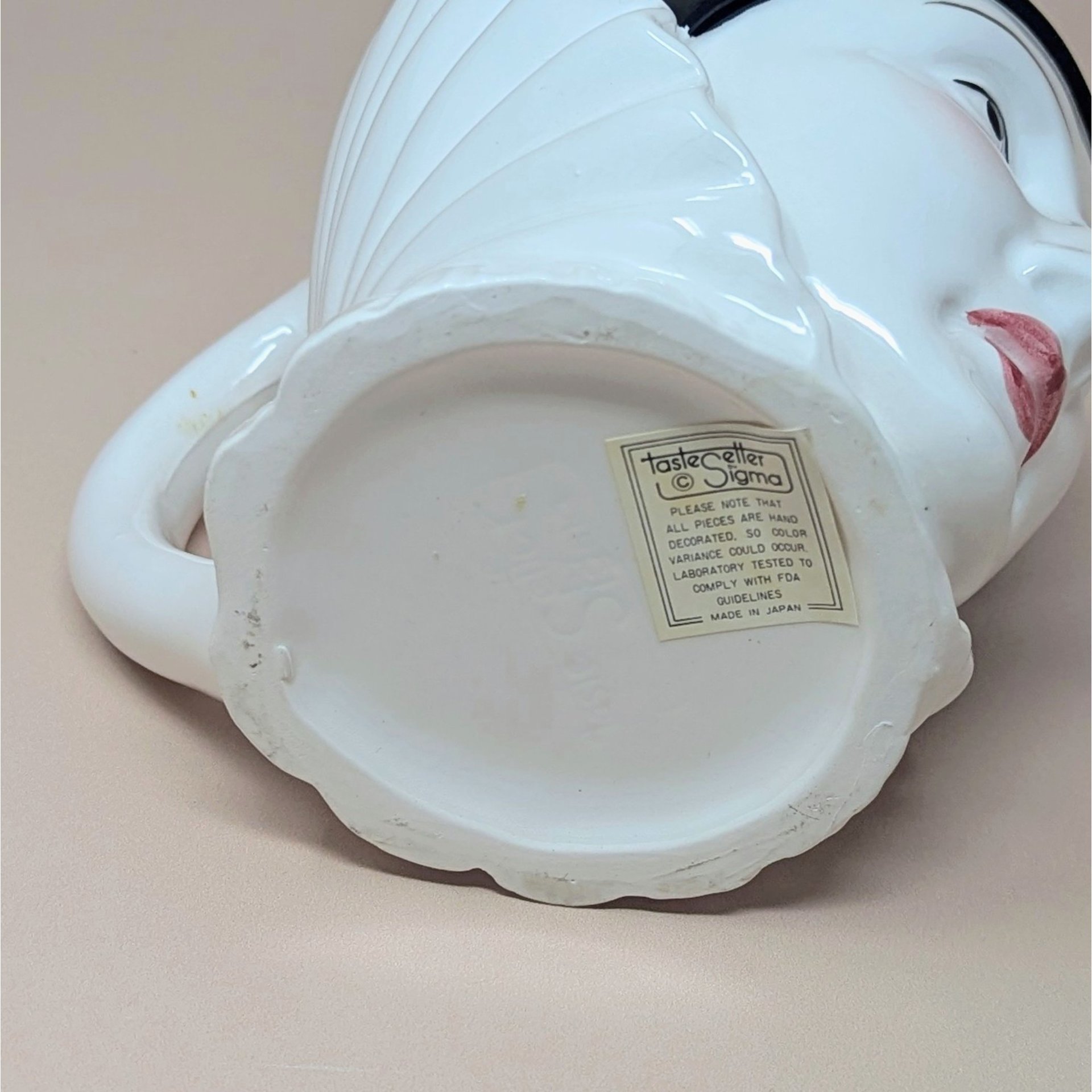 1980s Sigma Taste Setter Pierrot Mug