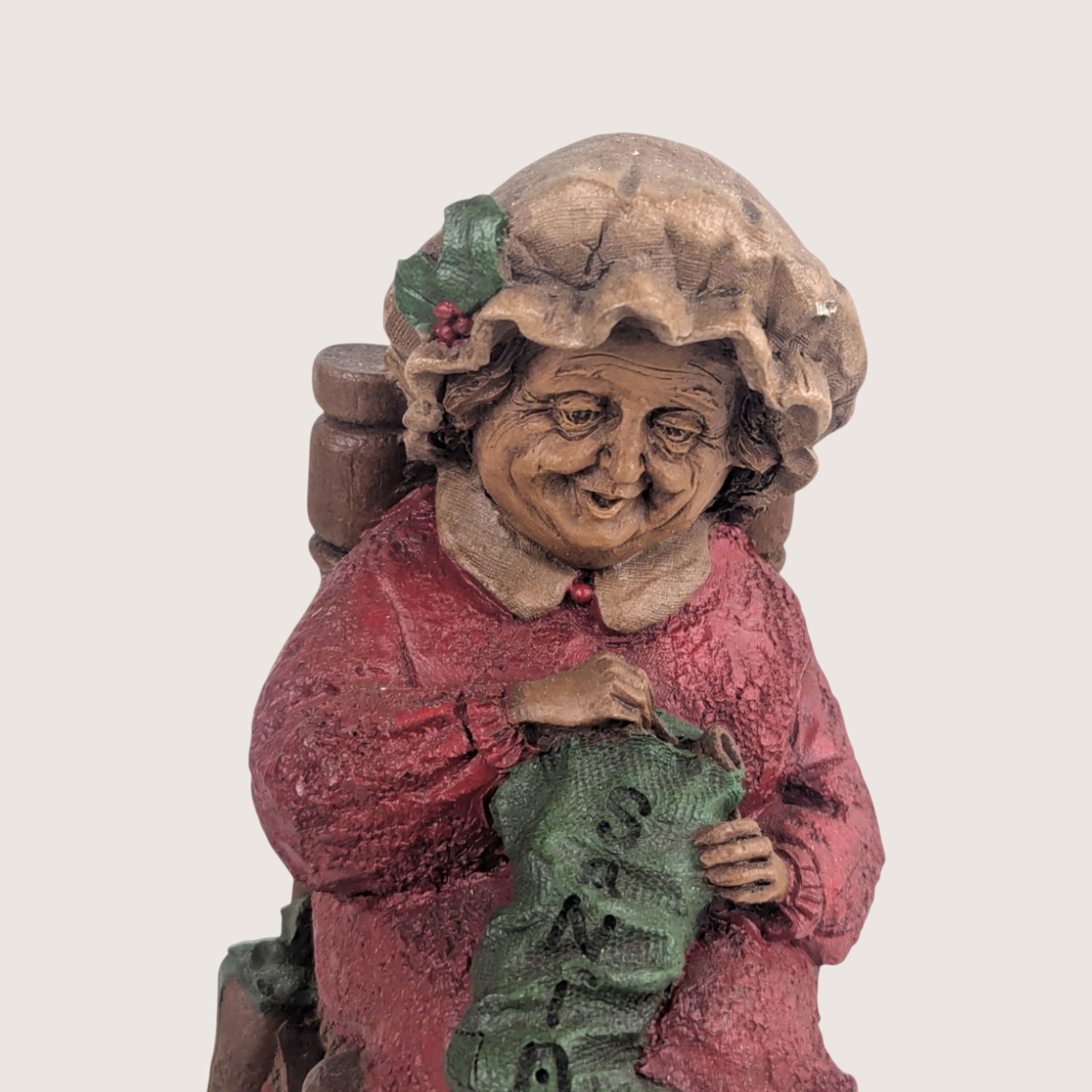 1988 Tom Clark Mrs Claus Gnome Figure Signed