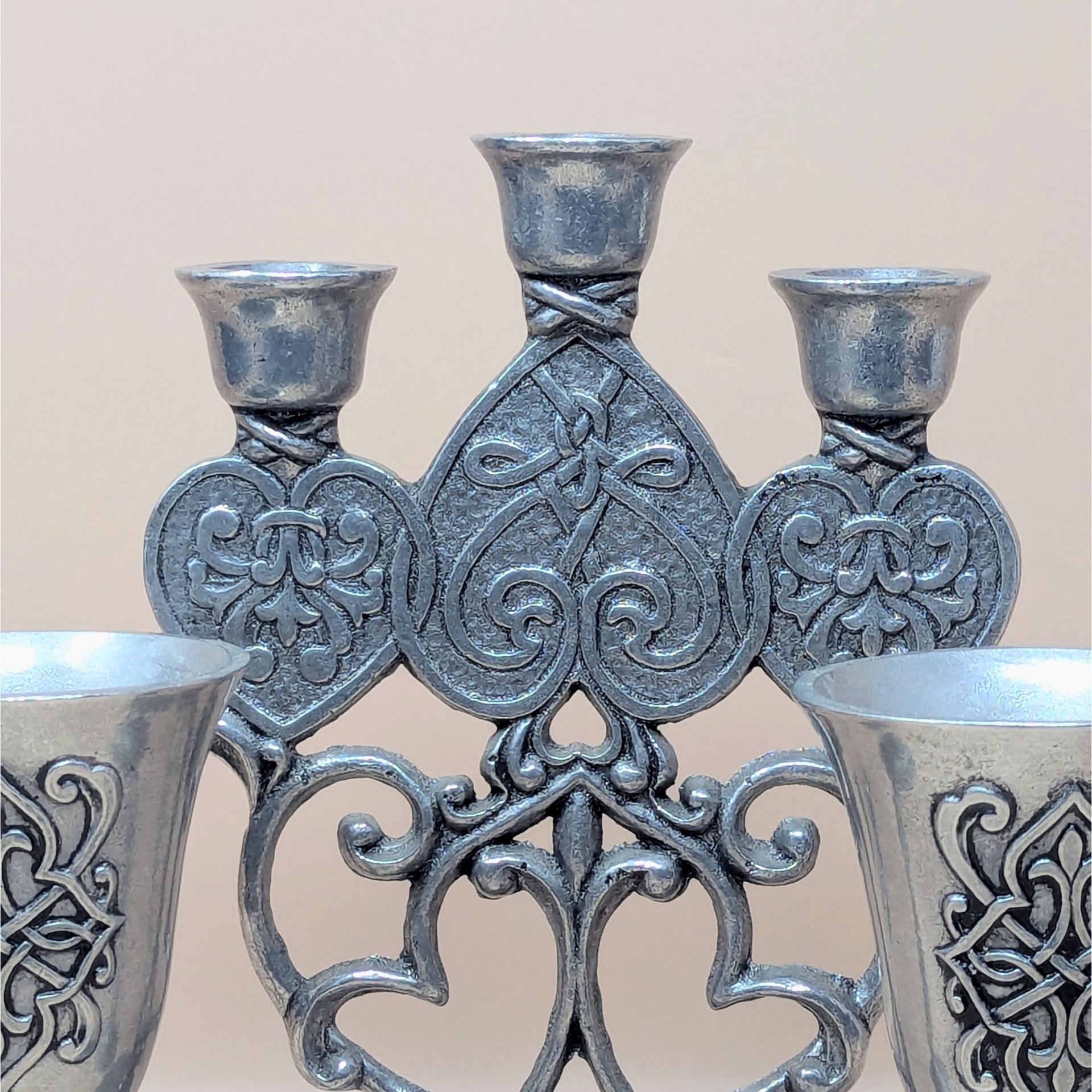 1996 Carlson Forevermore Pewter Set