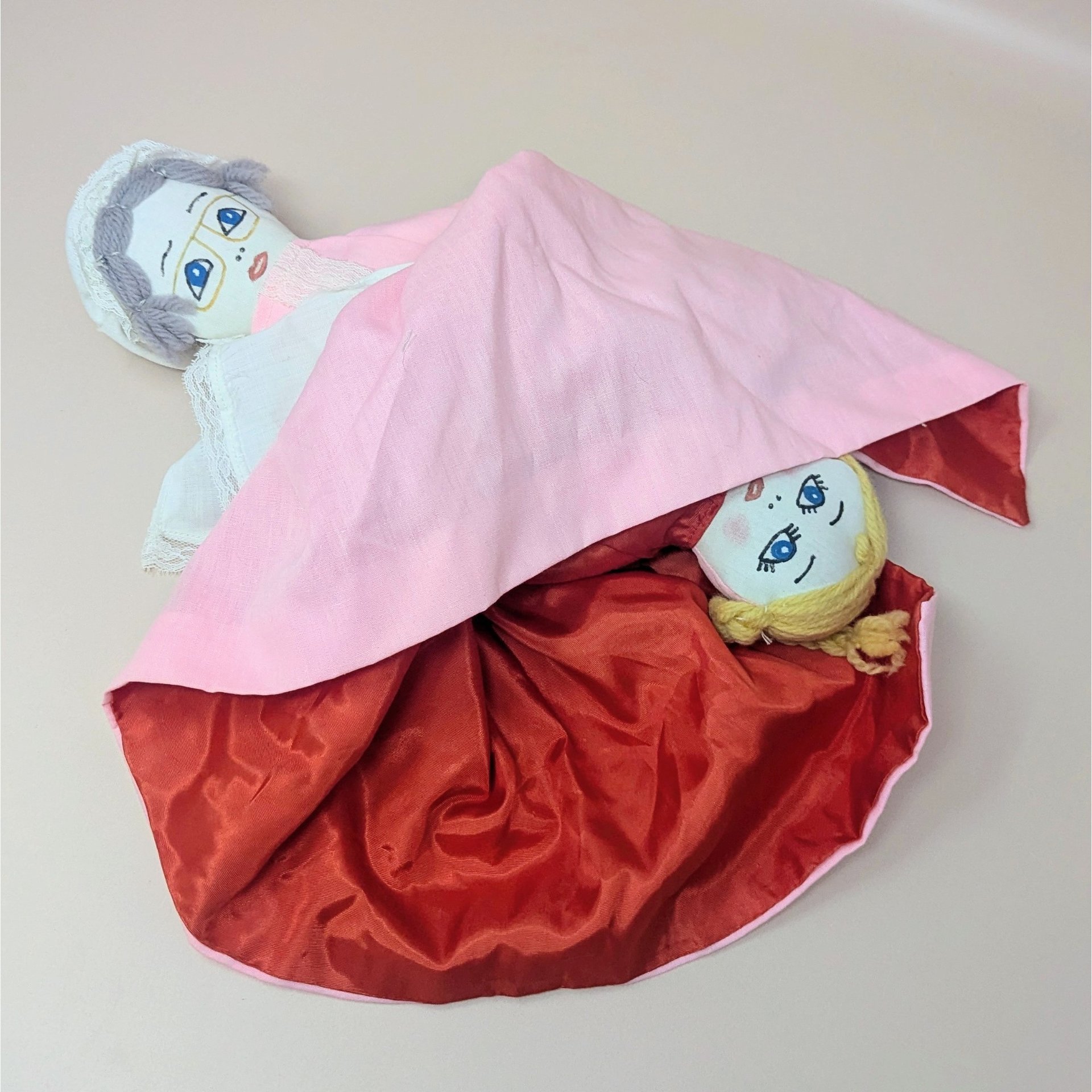 Vintage Handmade Topsy Turvy Doll