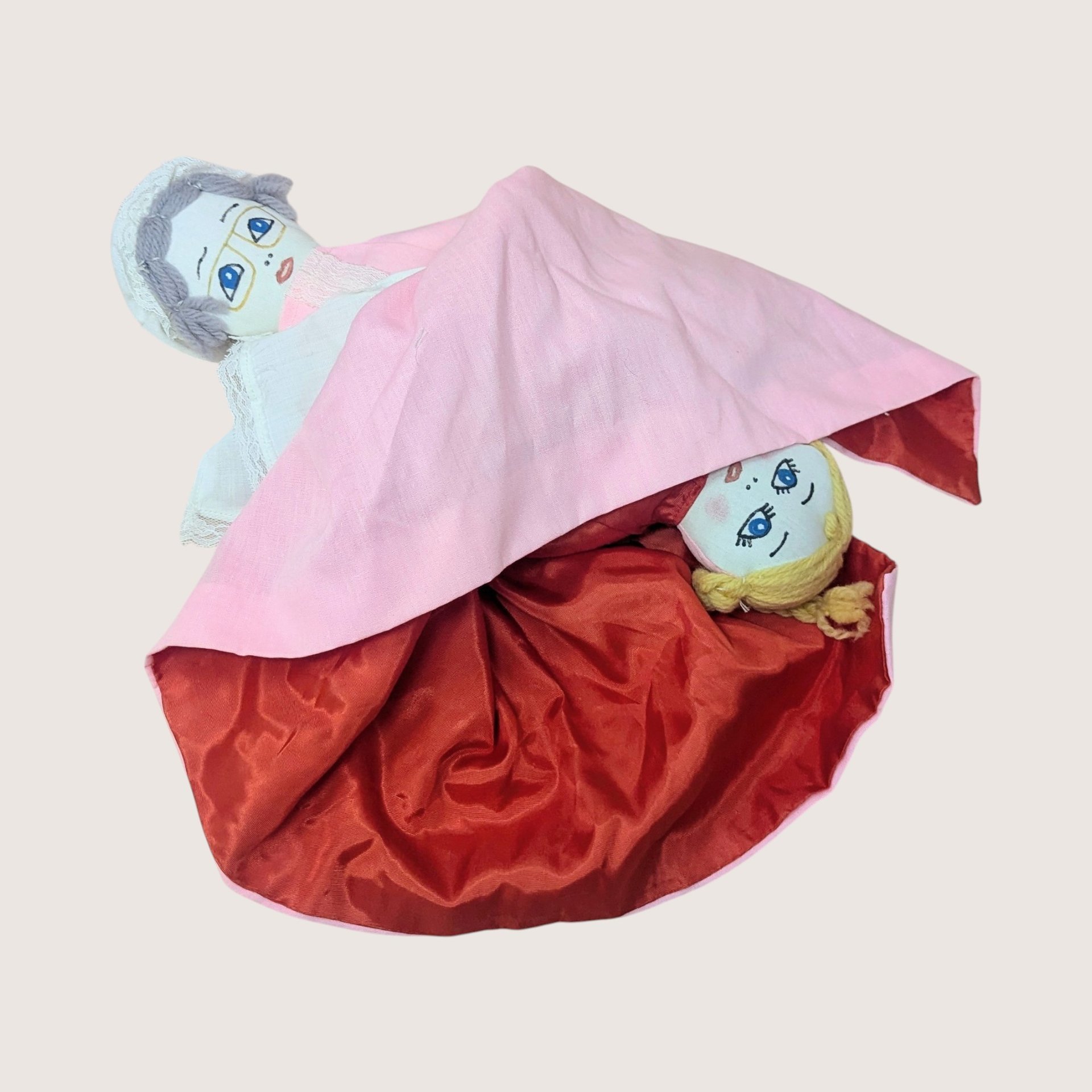 Vintage Handmade Topsy Turvy Doll