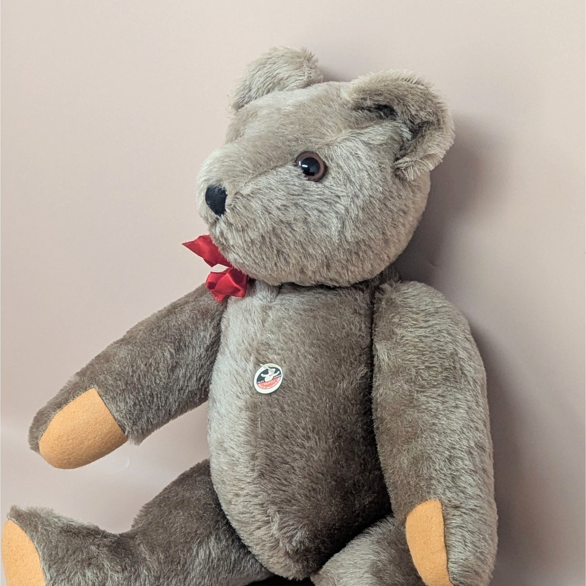 1980s Felpa Handmade Swiss Teddy Bear