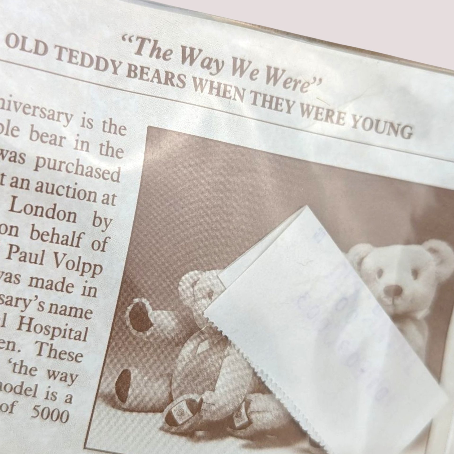 1990 House Of Nisbet The Way We Were Teddy Bear