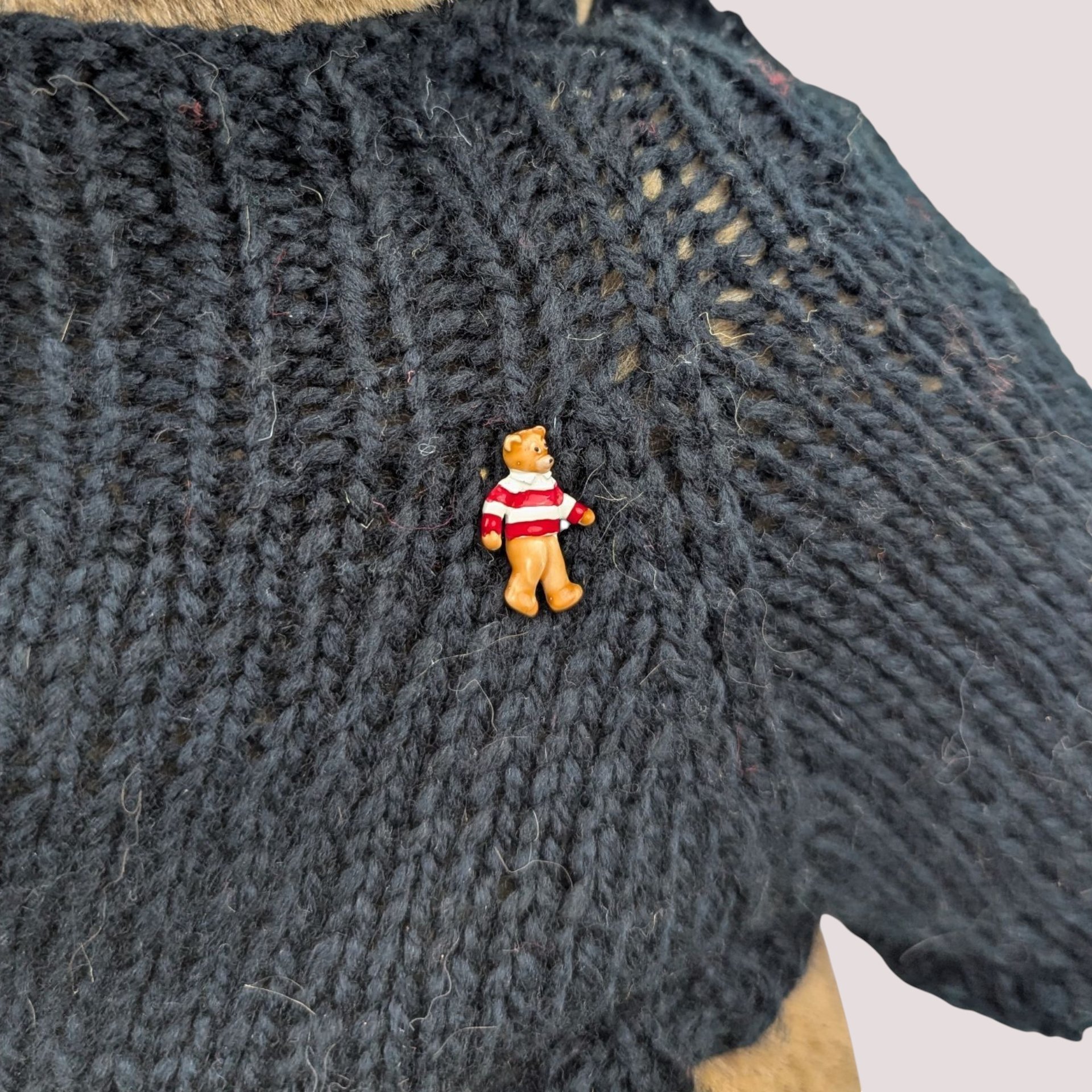 1982 Bialosky Teddy Bear With Beret And Sweater