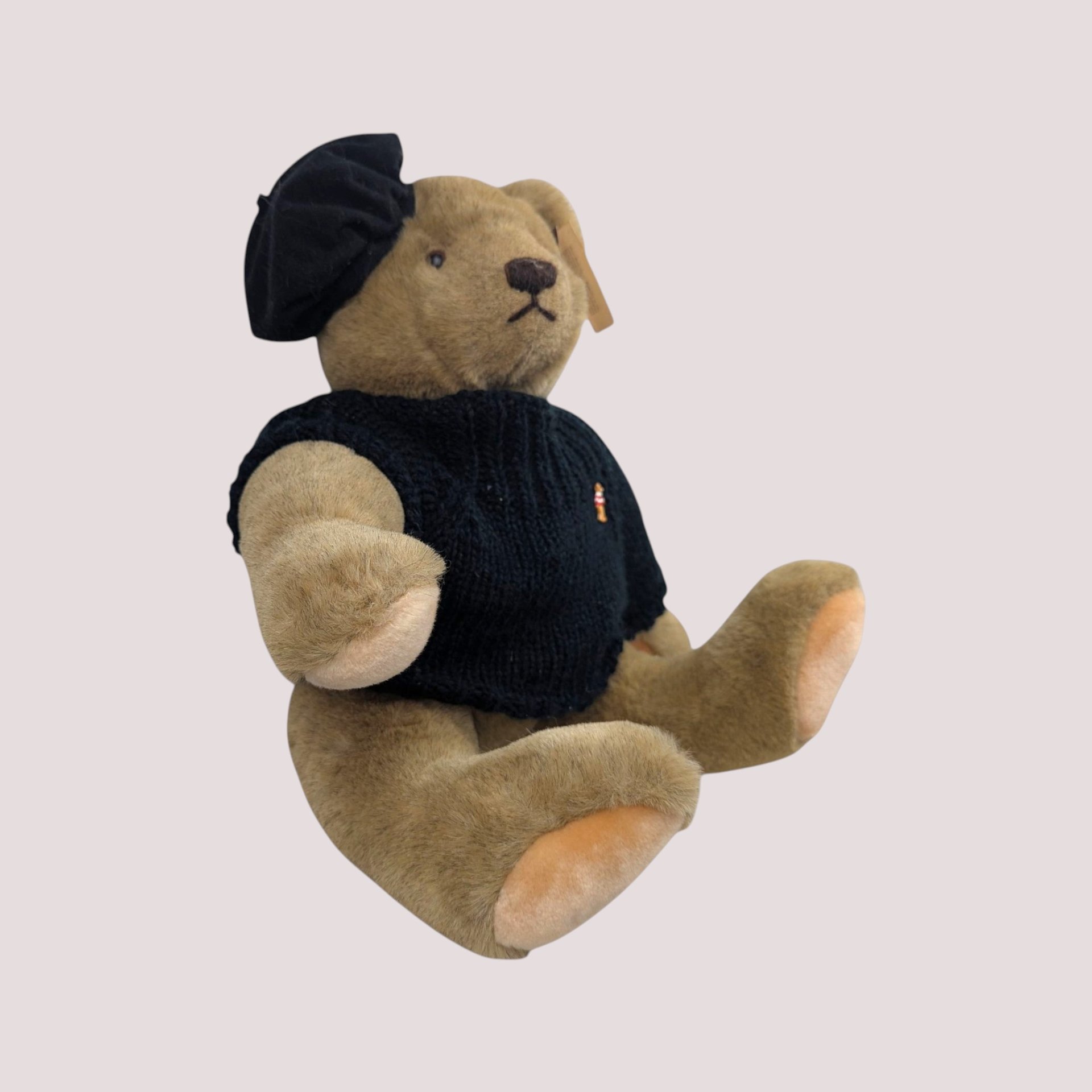 1982 Bialosky Teddy Bear With Beret And Sweater