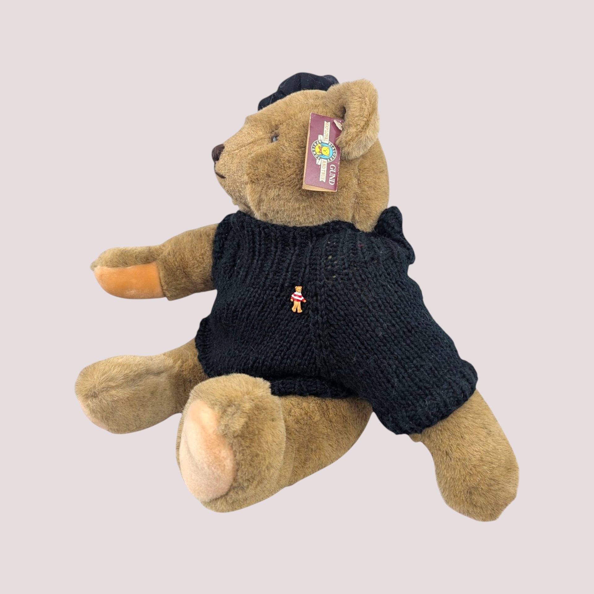 1982 Bialosky Teddy Bear With Beret And Sweater