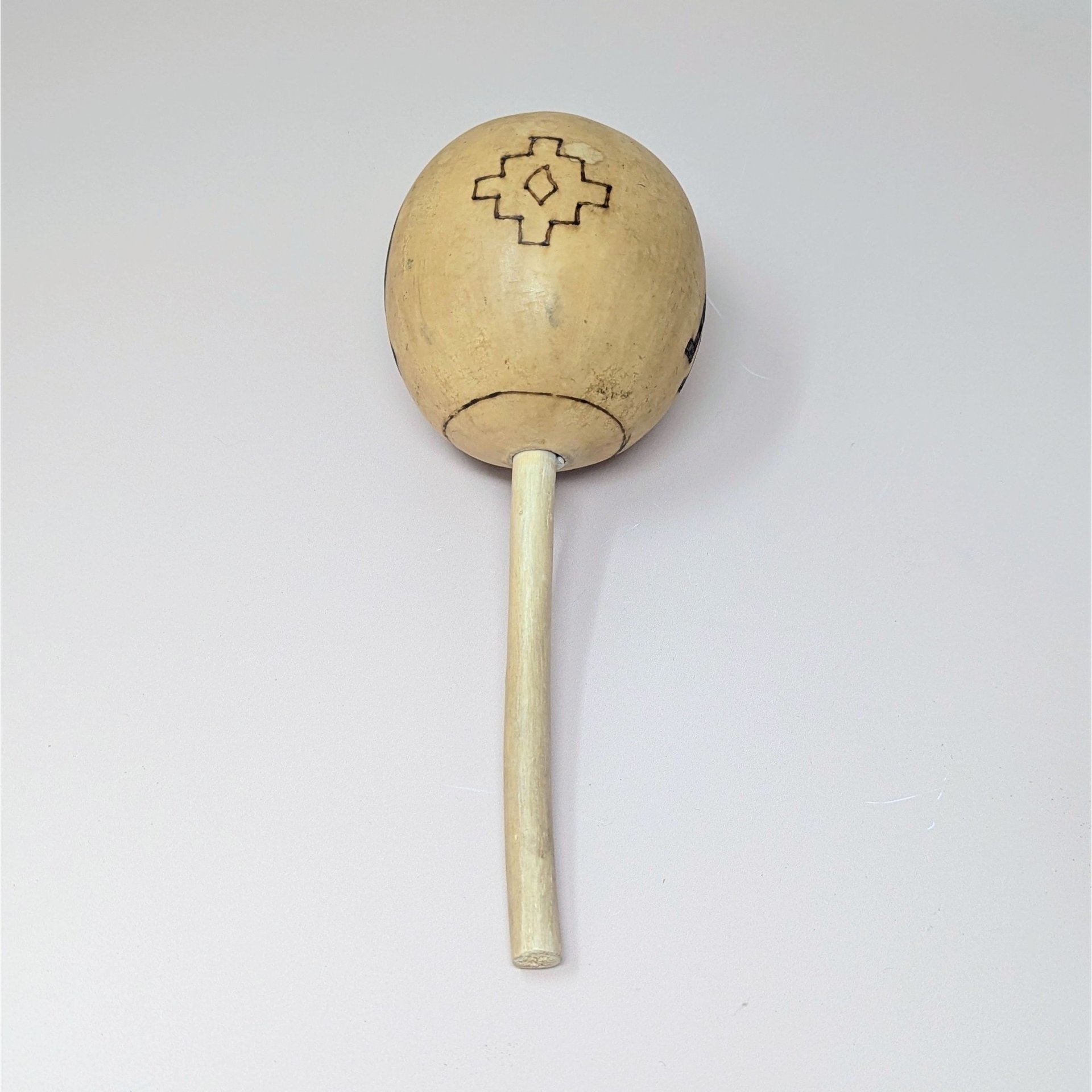 Vintage Trio of Hand Etched Maracas