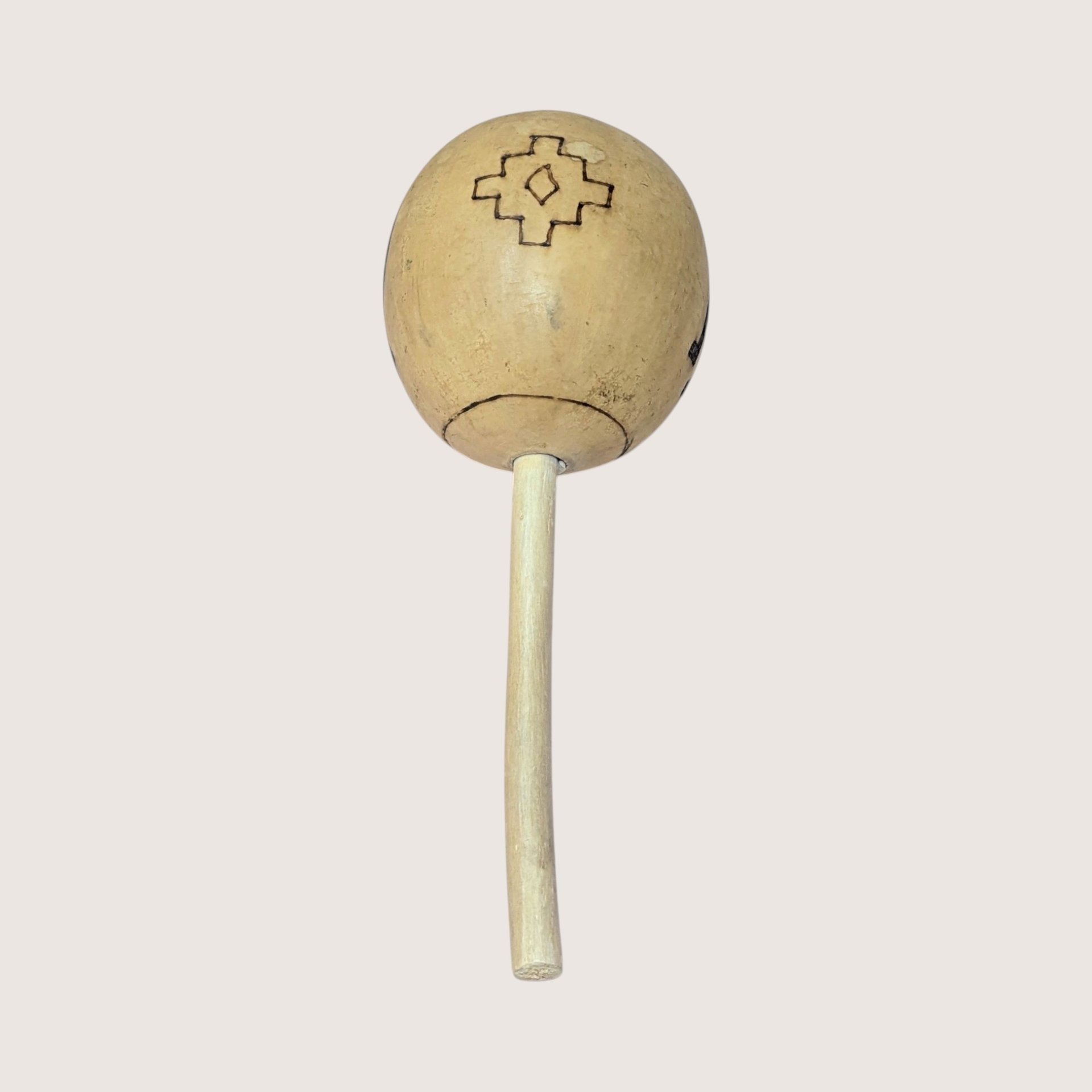 Vintage Trio of Hand Etched Maracas