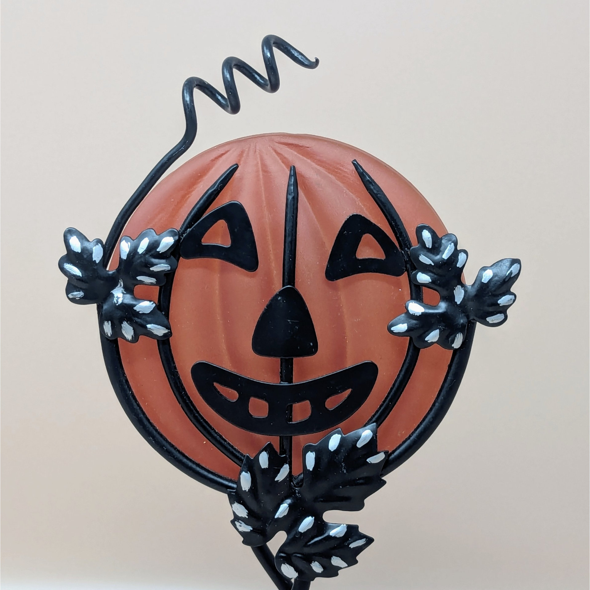 1990s Dept 56 Halloween Jack O Lantern Candle Holder
