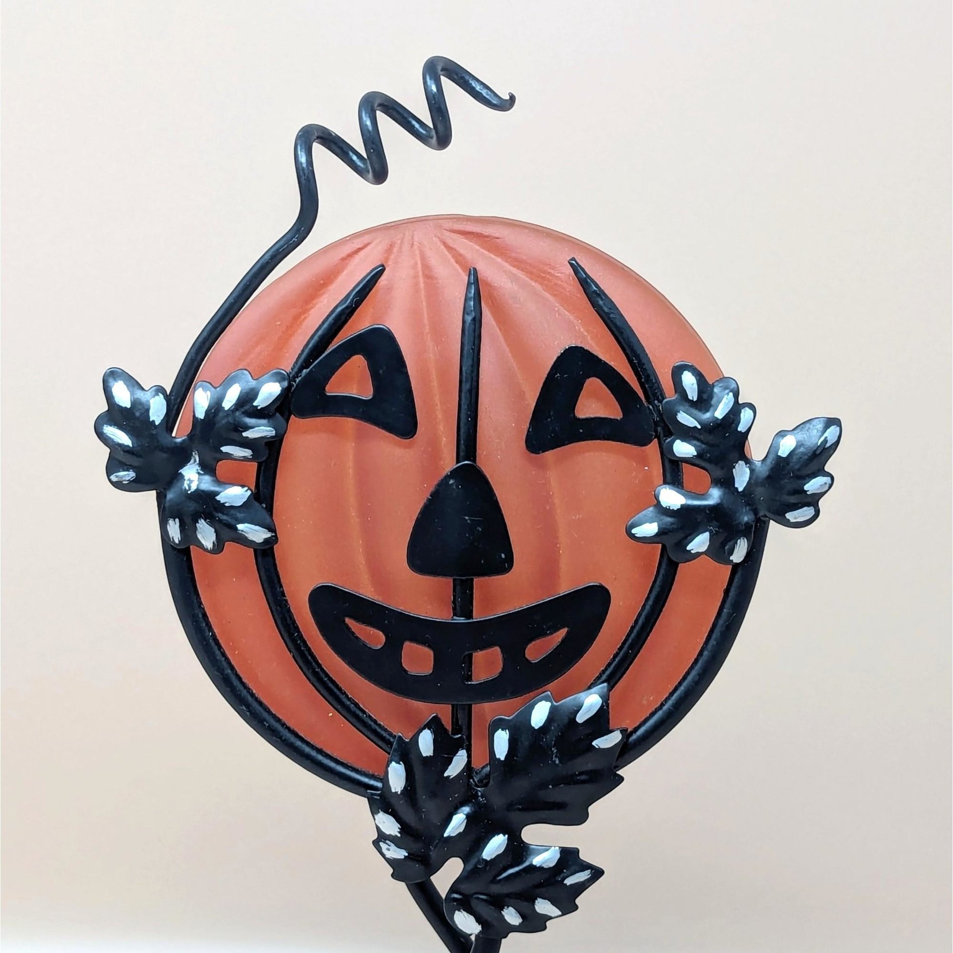 1990s Dept 56 Halloween Jack O Lantern Candle Holder