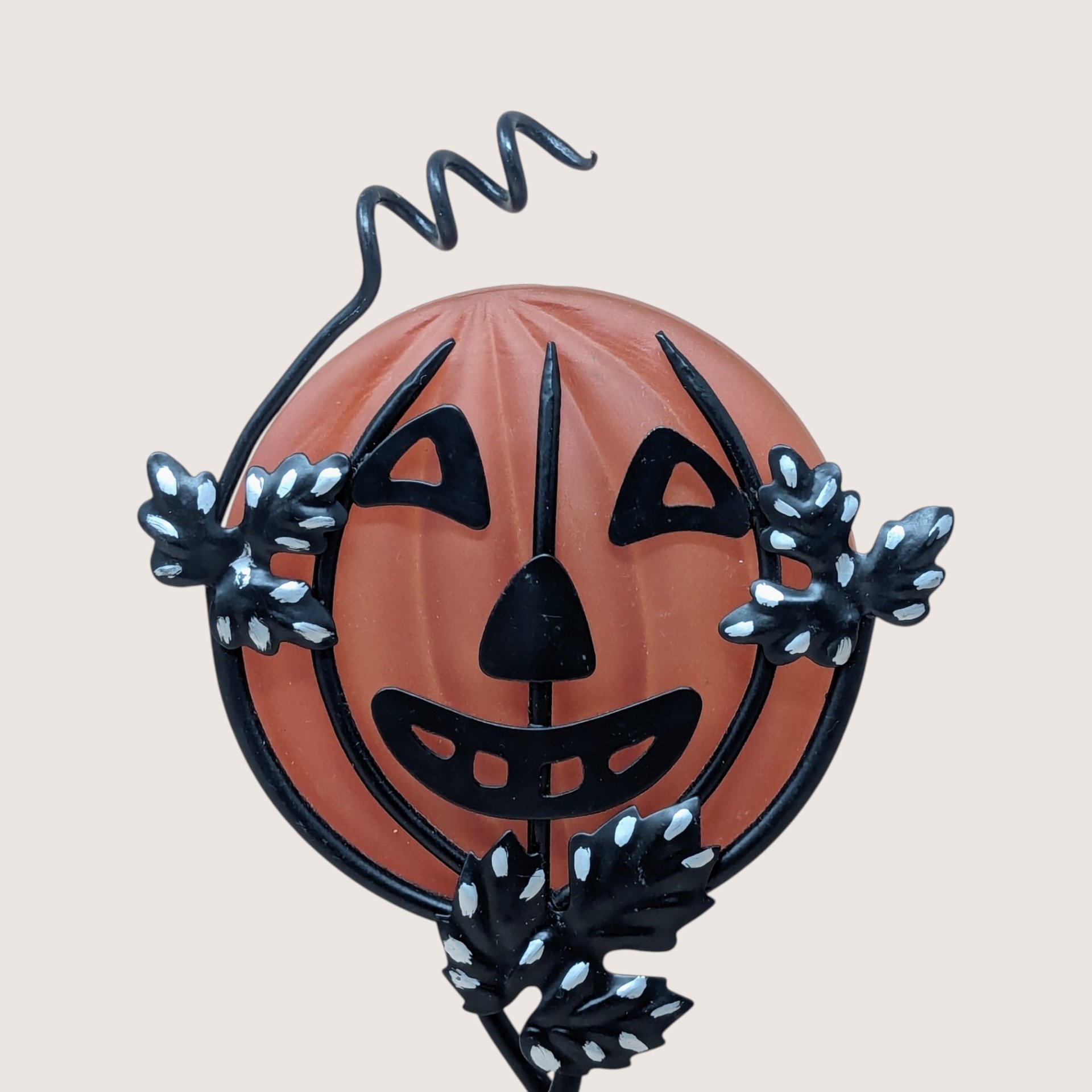 1990s Dept 56 Halloween Jack O Lantern Candle Holder