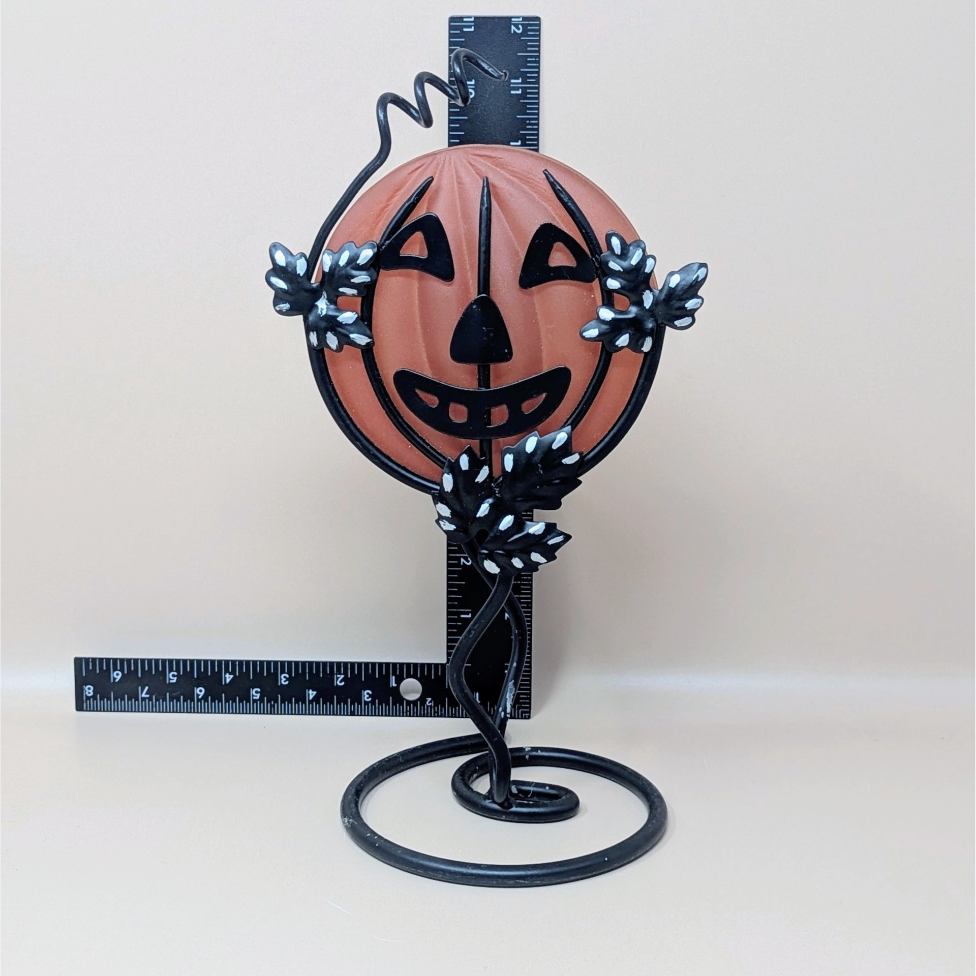 1990s Dept 56 Halloween Jack O Lantern Candle Holder