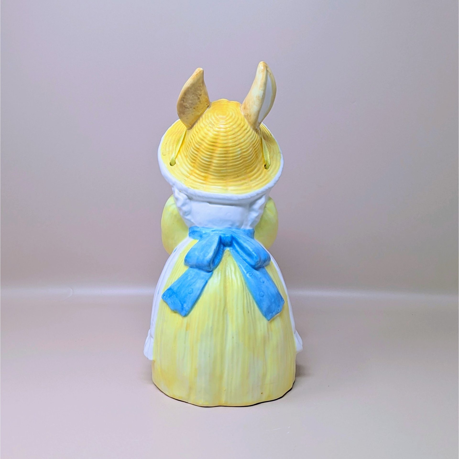 1990s Dept 56 Ceramic Rabbit Planter