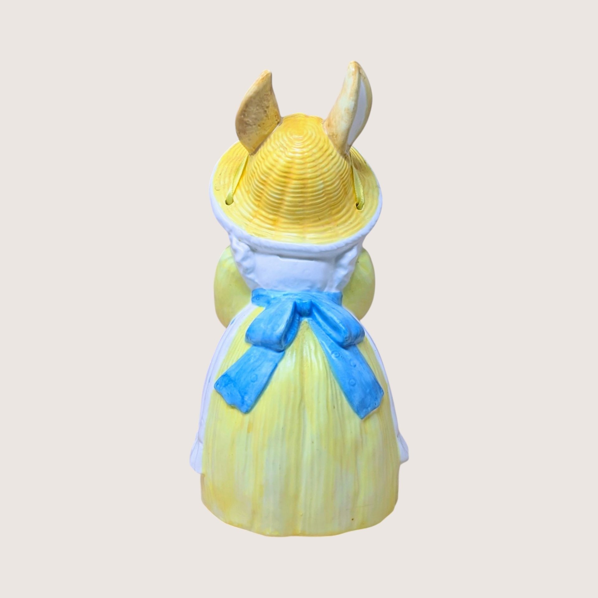 1990s Dept 56 Ceramic Rabbit Planter