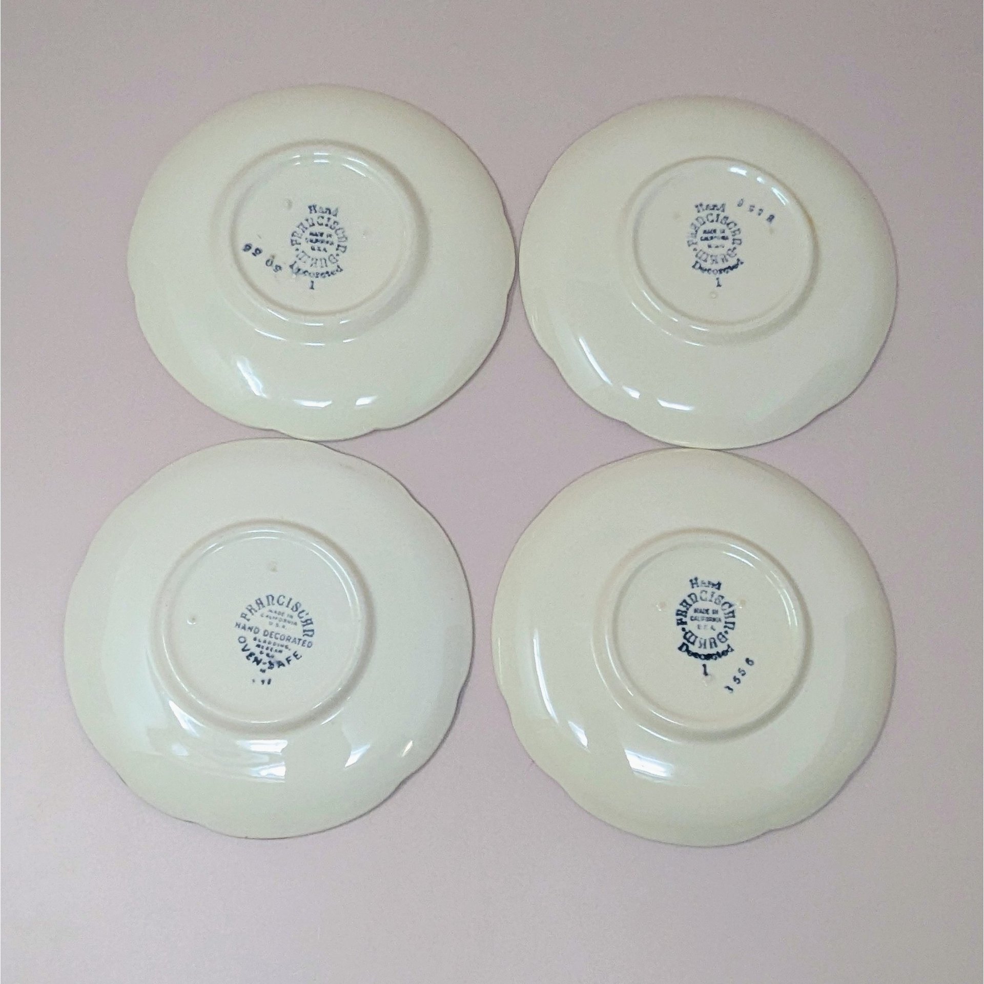 1950s Franciscan Desert Rose Tea Cup Set