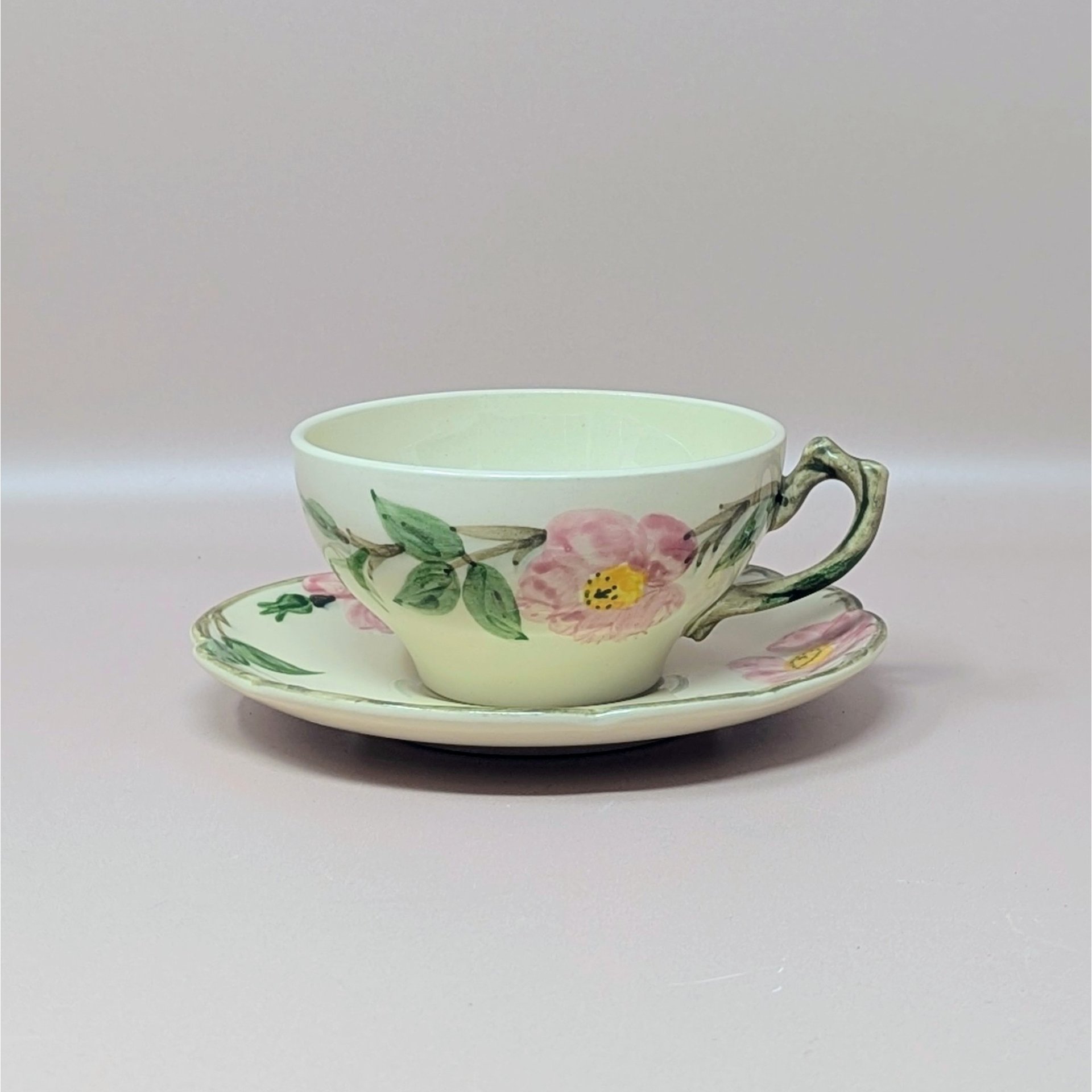 1950s Franciscan Desert Rose Tea Cup Set