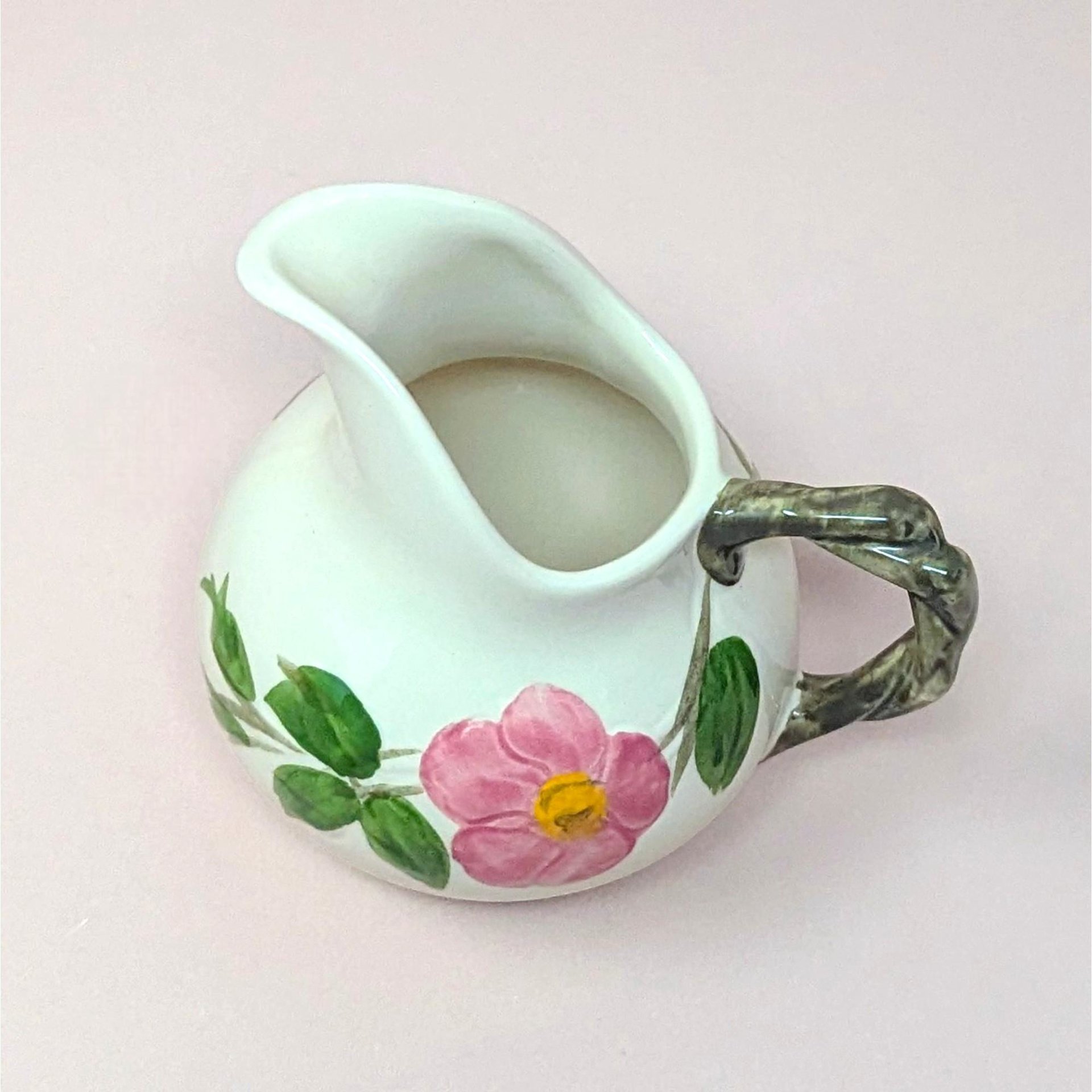 1980s Franciscan Desert Rose Cream and Sugar Set