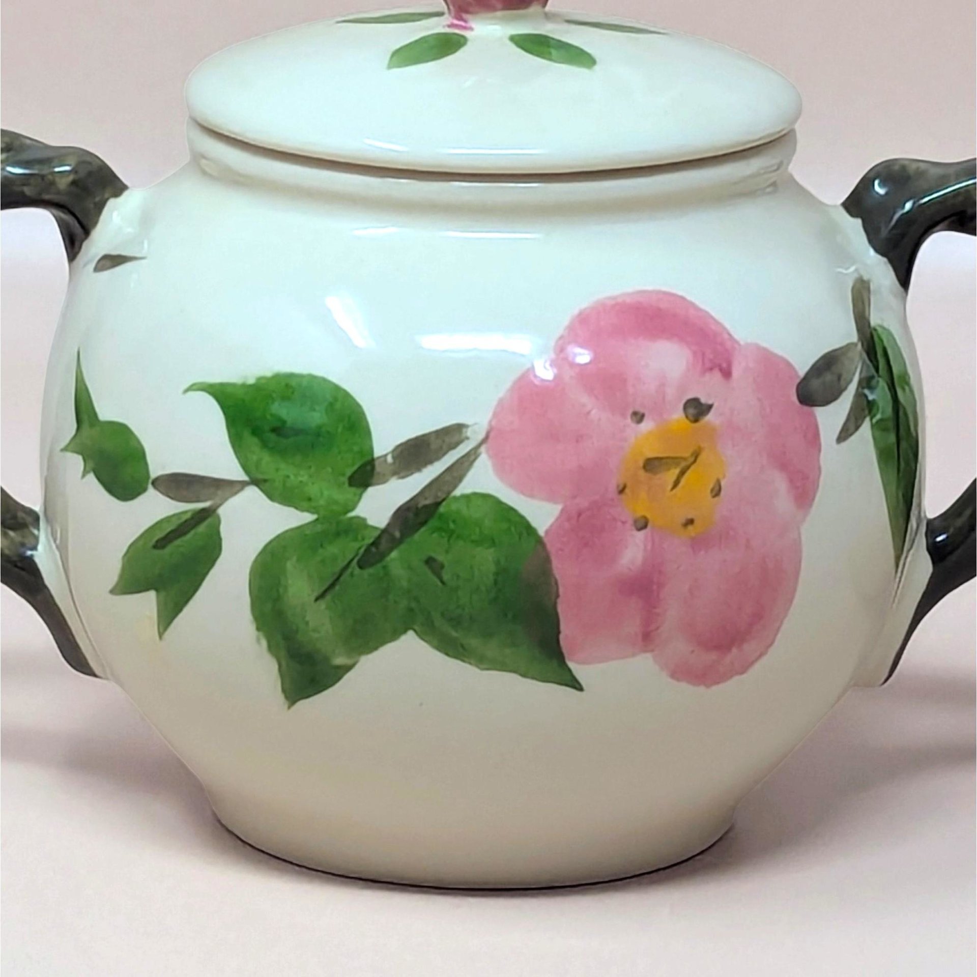 1980s Franciscan Desert Rose Cream and Sugar Set