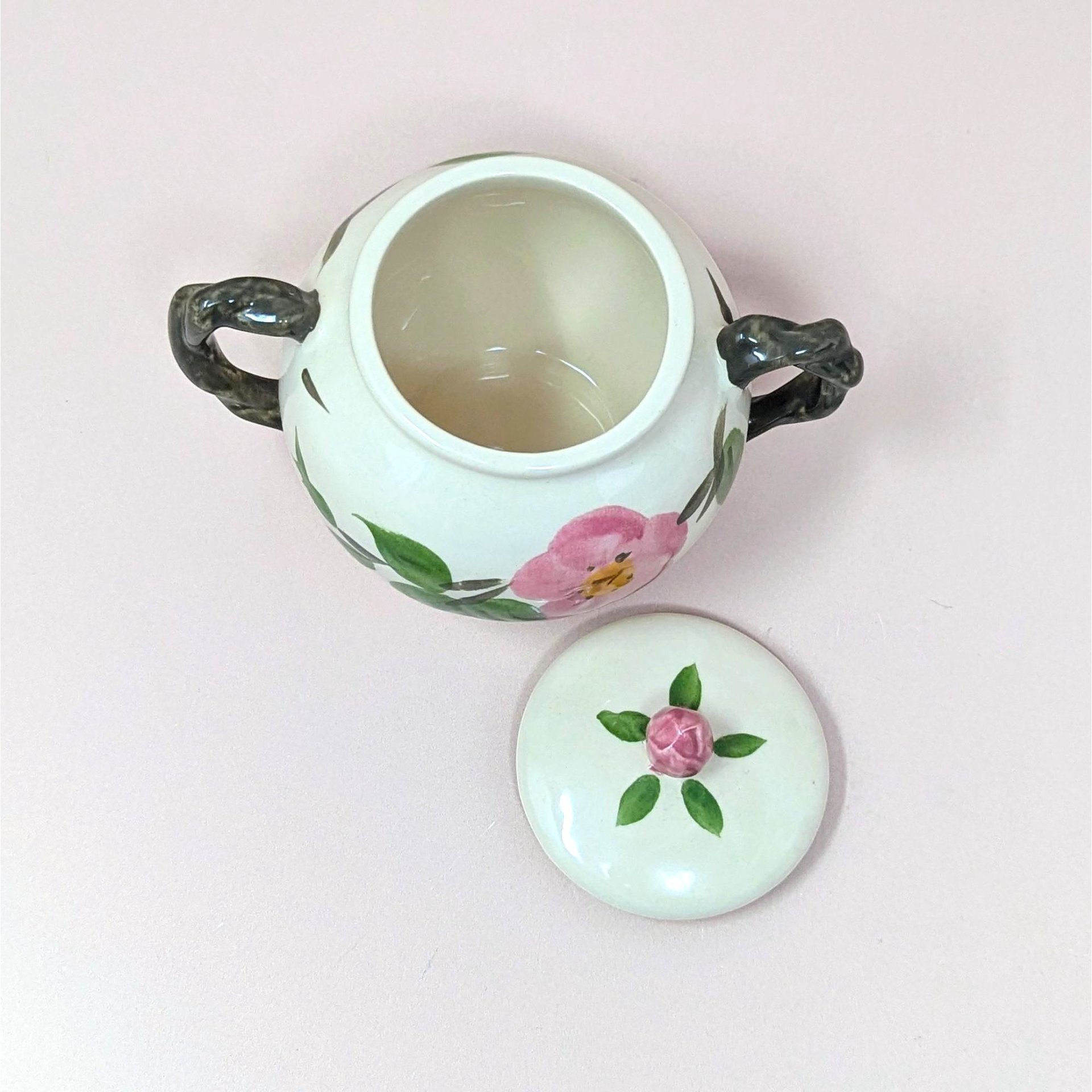 1980s Franciscan Desert Rose Cream and Sugar Set