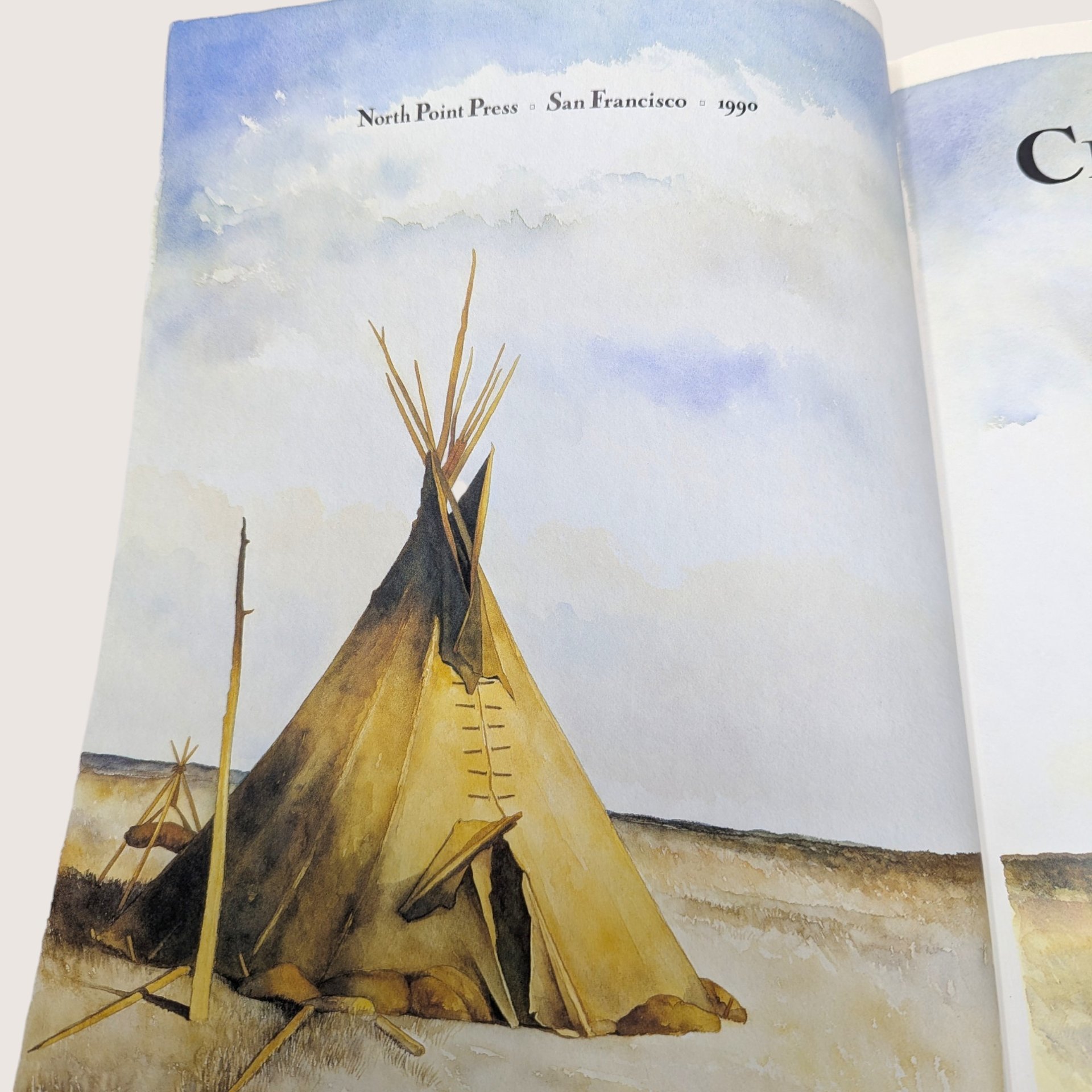1990 Barry Lopez Crow and Weasel Hardcover Book