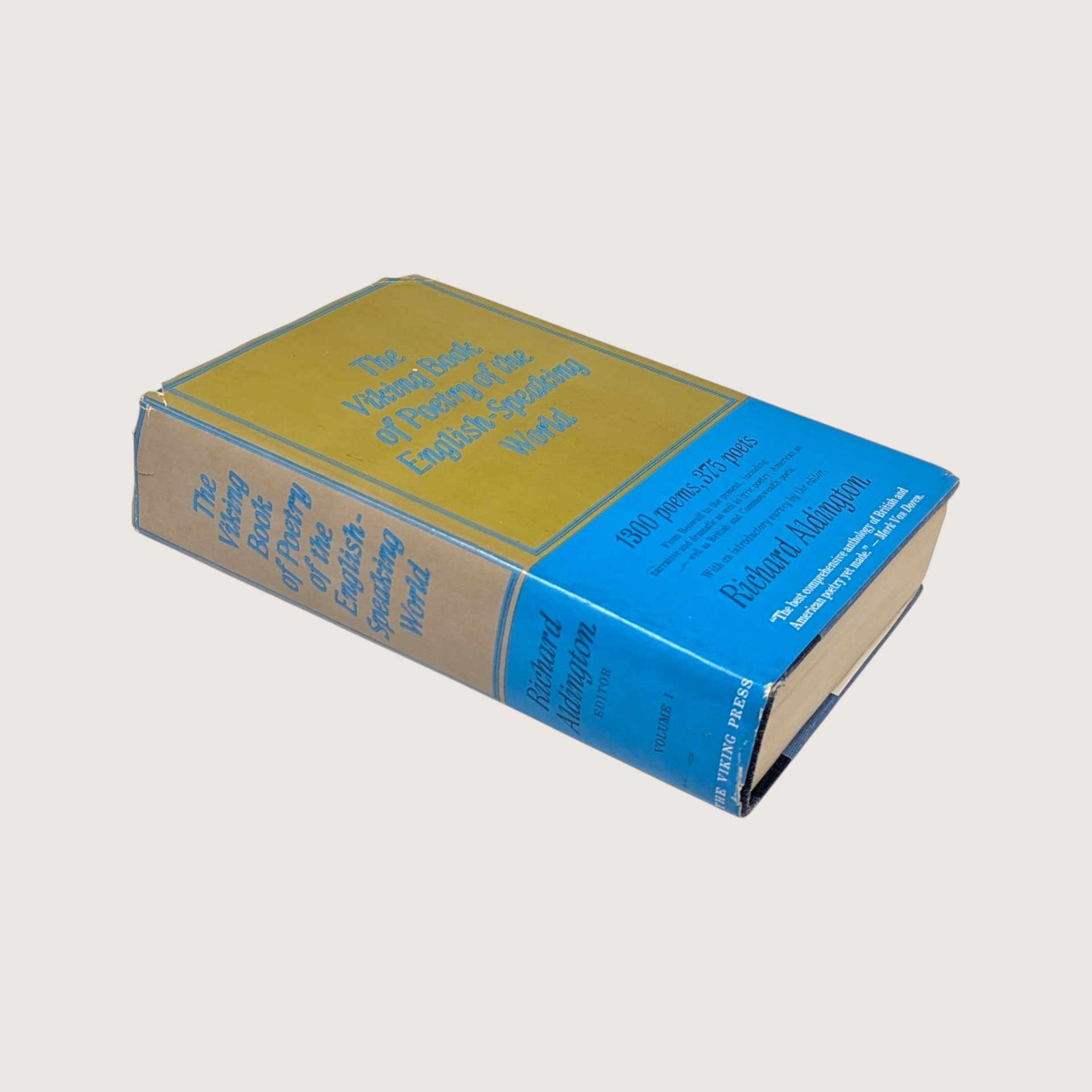 1958 The Viking Book of Poetry of the English Speaking World Hardcover Book